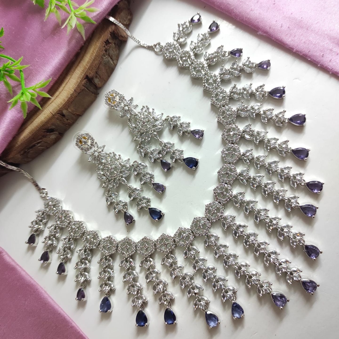 CZ Necklace Set
