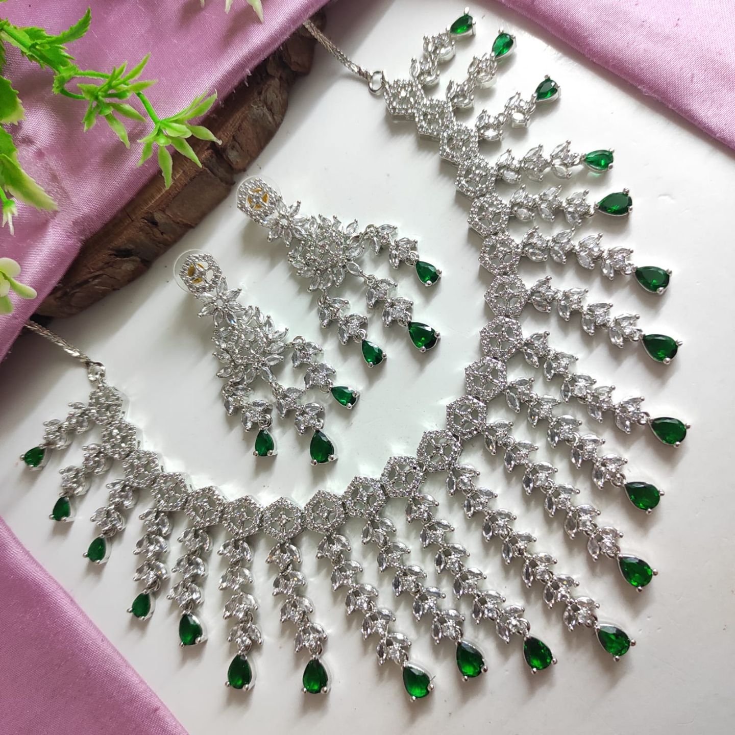 CZ Necklace Set