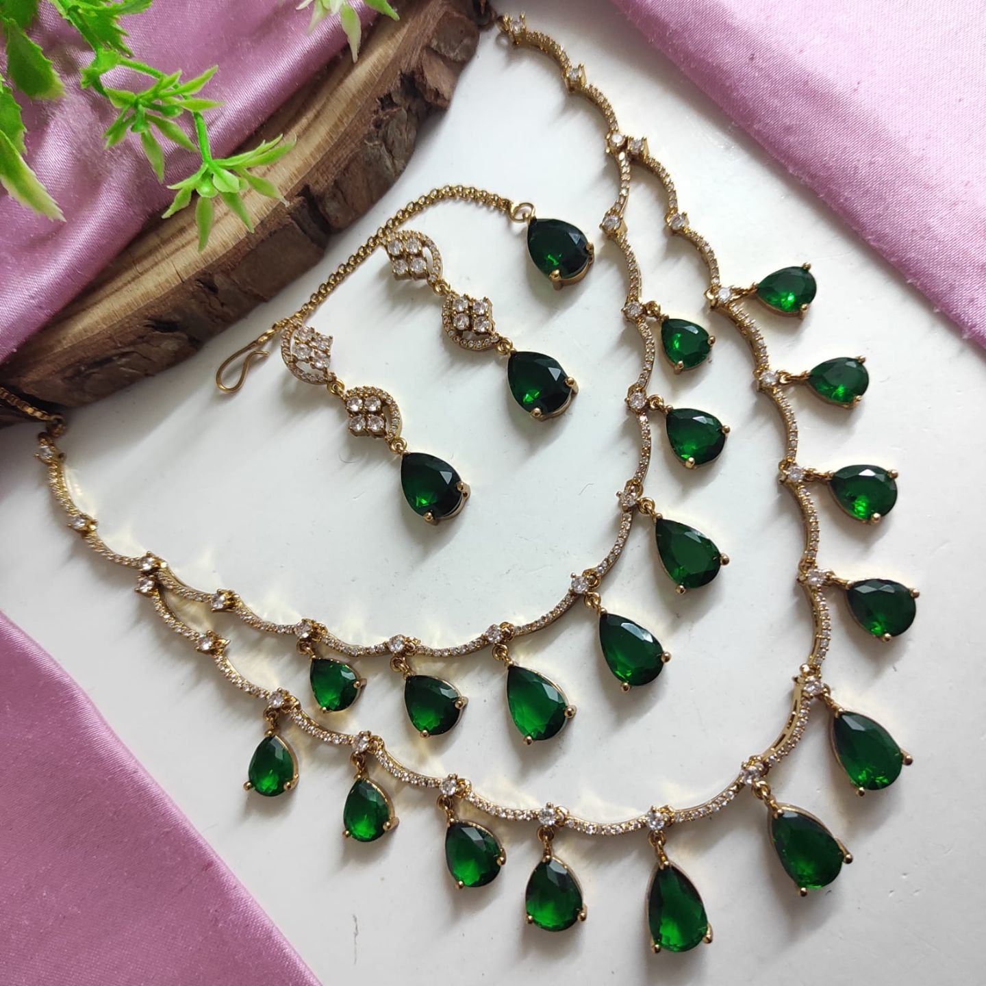 CZ Necklace Set