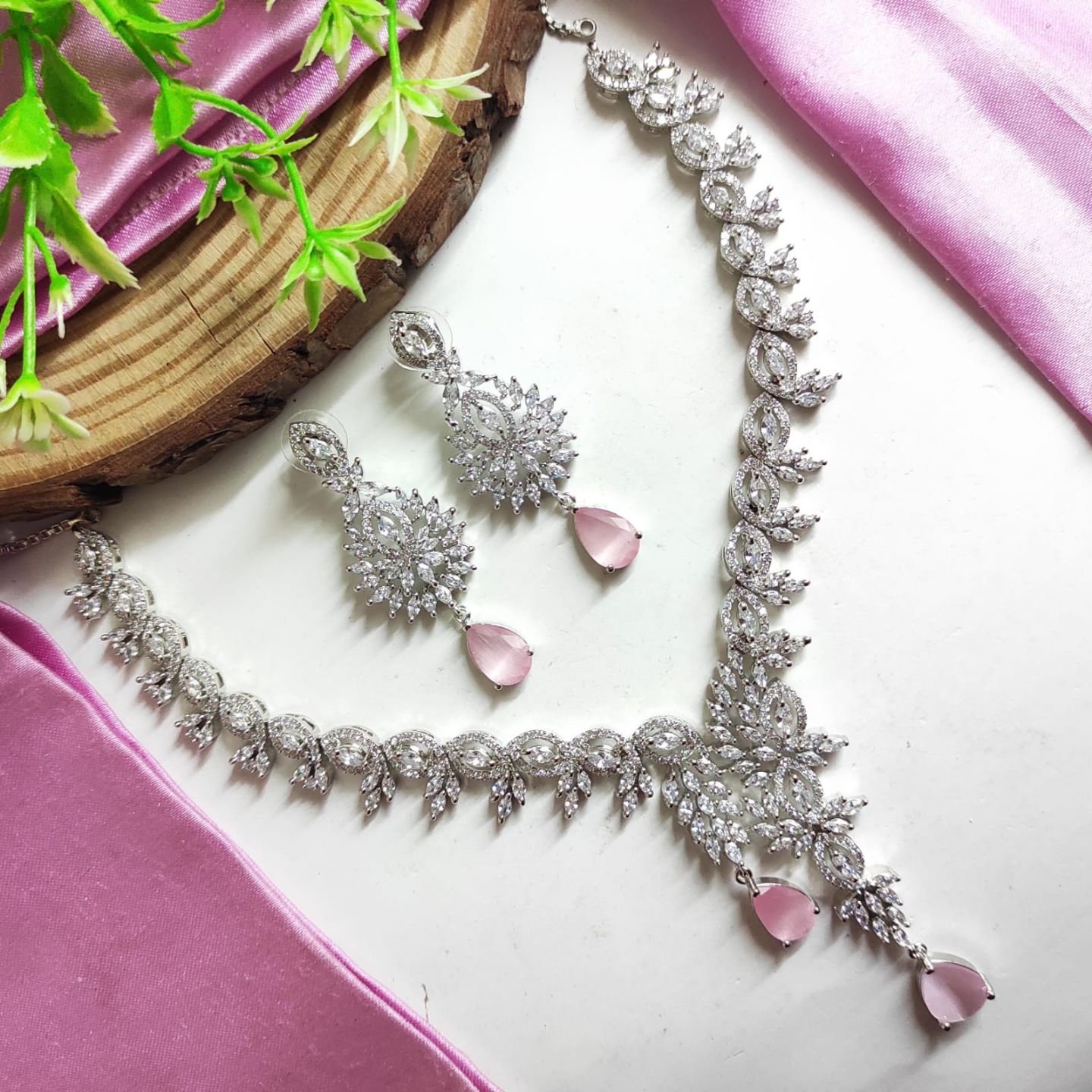 CZ Necklace Set