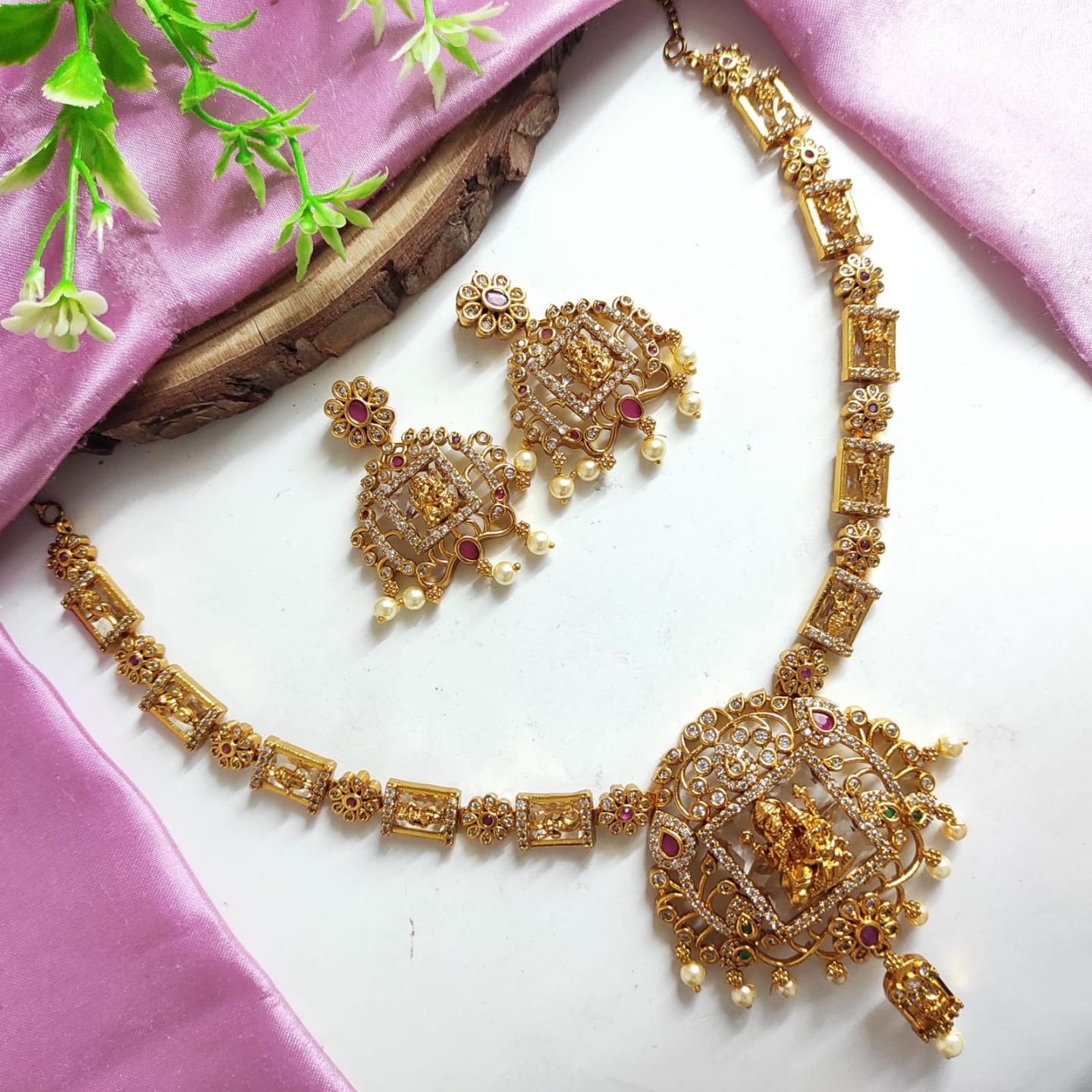 CZ Necklace Set