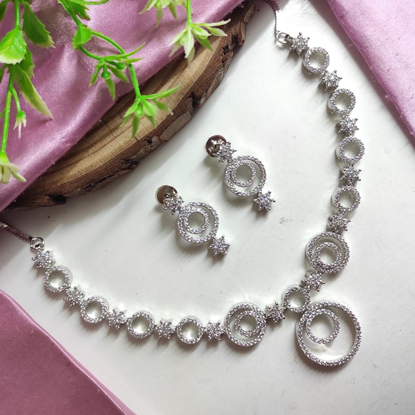 CZ Necklace Set