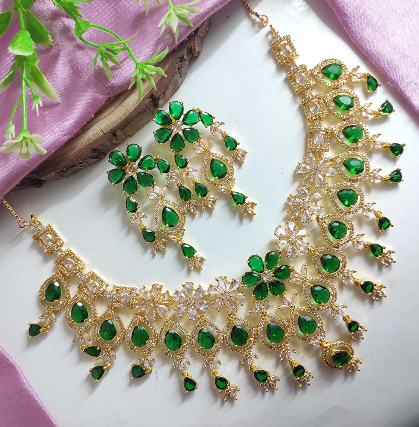 CZ Necklace Set
