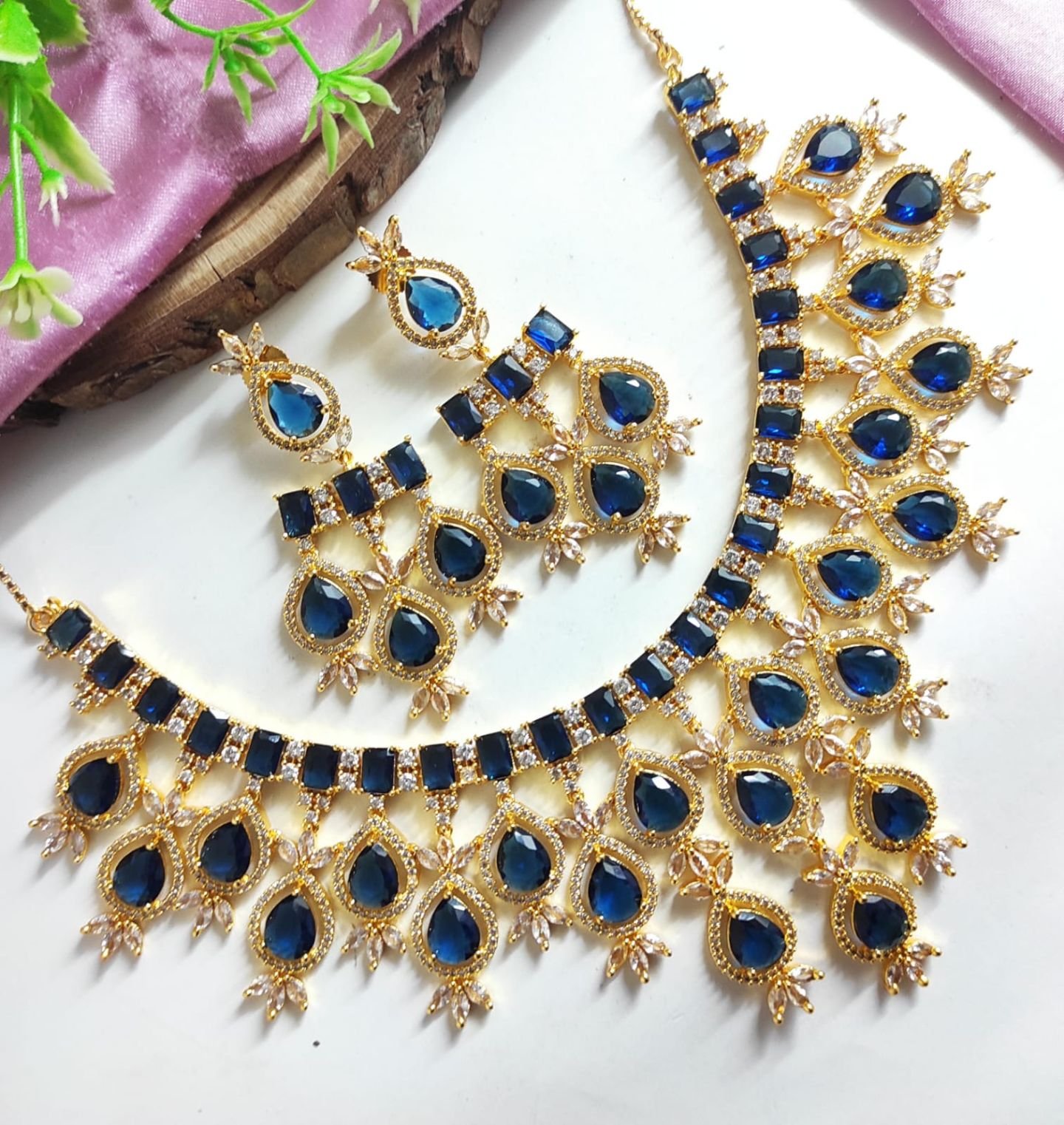 CZ Necklace Set