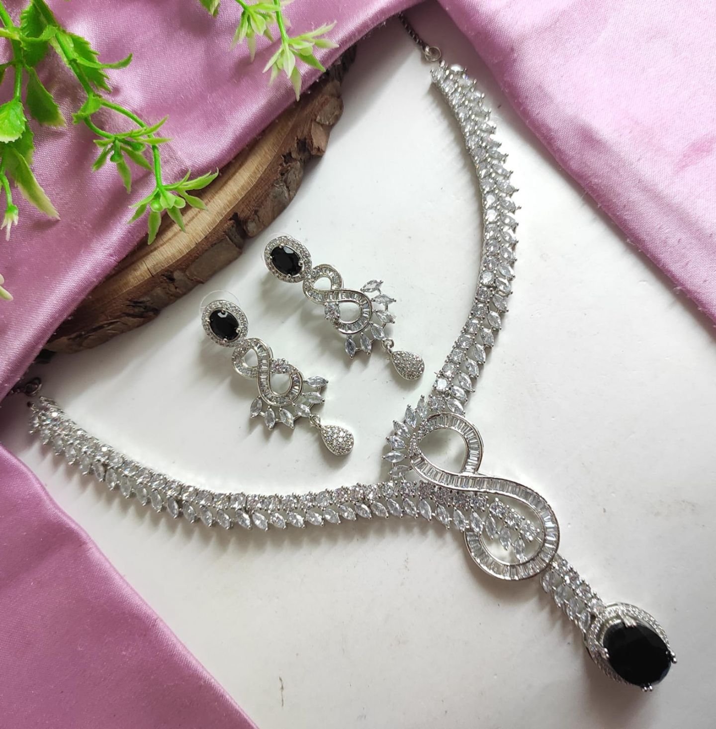 CZ Necklace Set