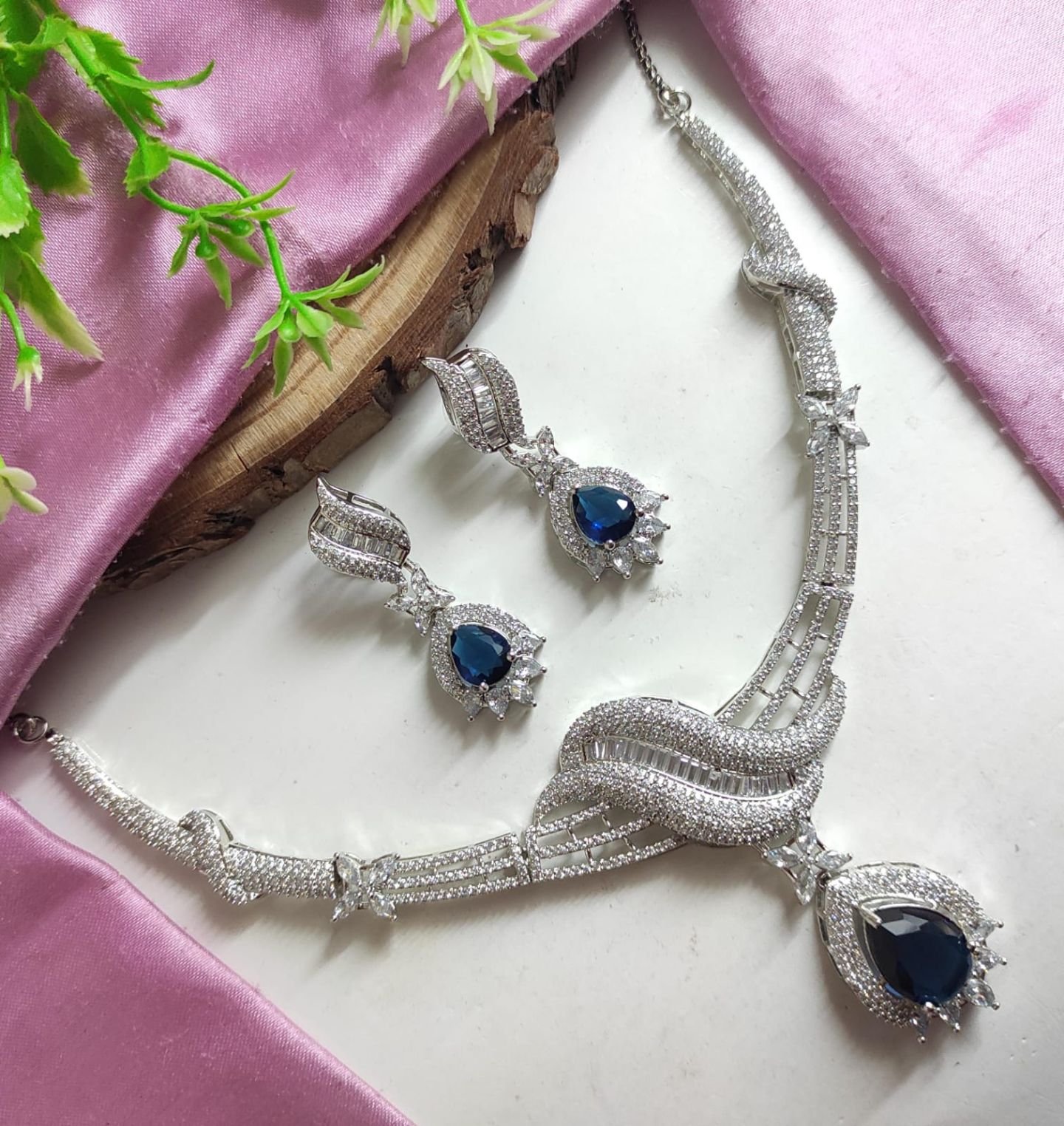 CZ Necklace Set