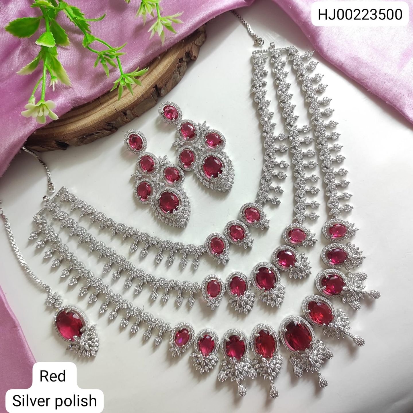 CZ Necklace Set