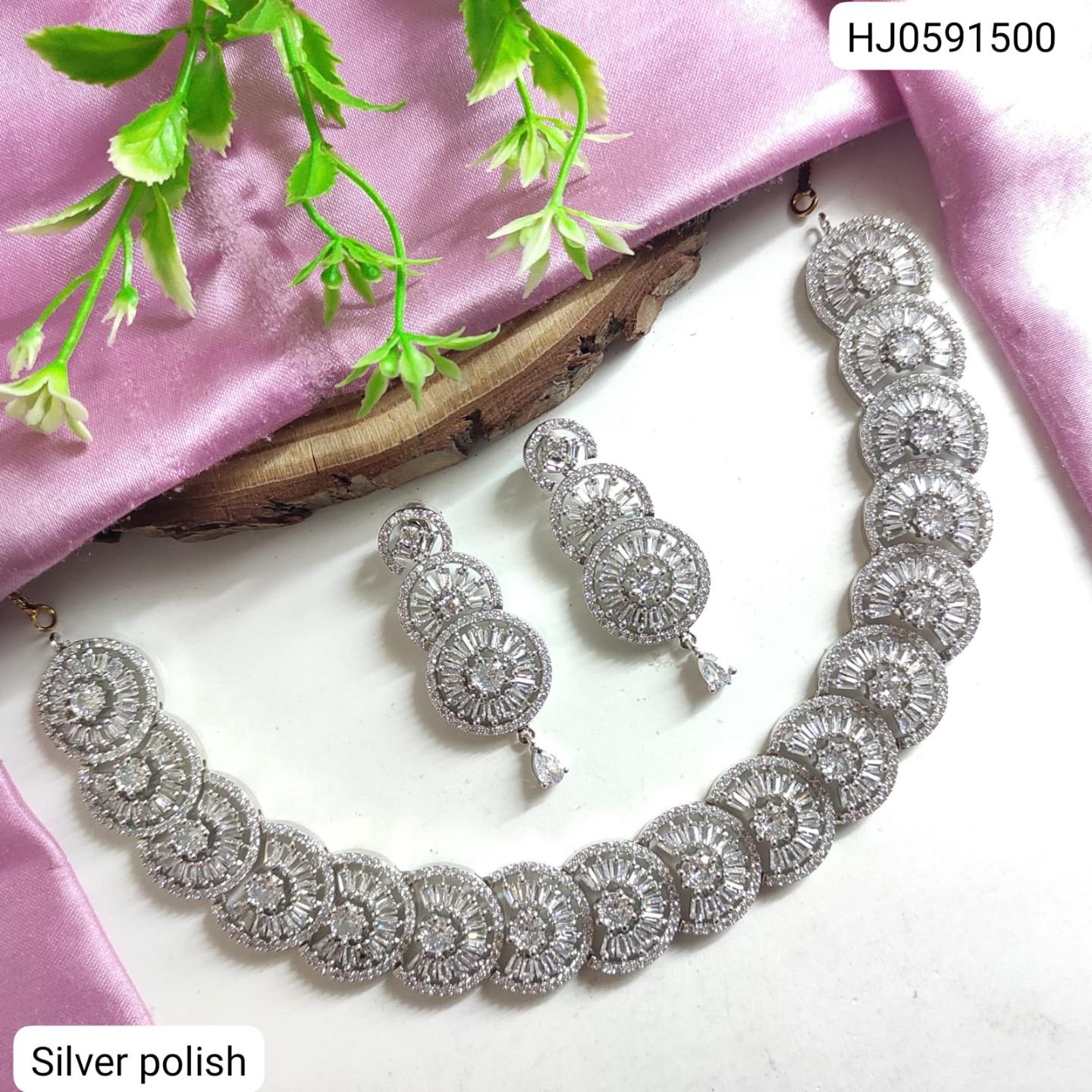 CZ Necklace Set