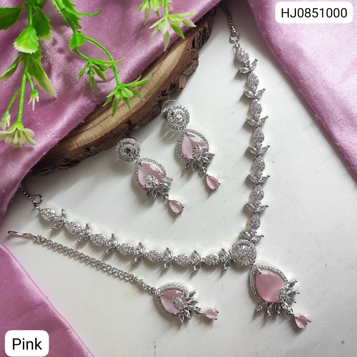 CZ Necklace Set