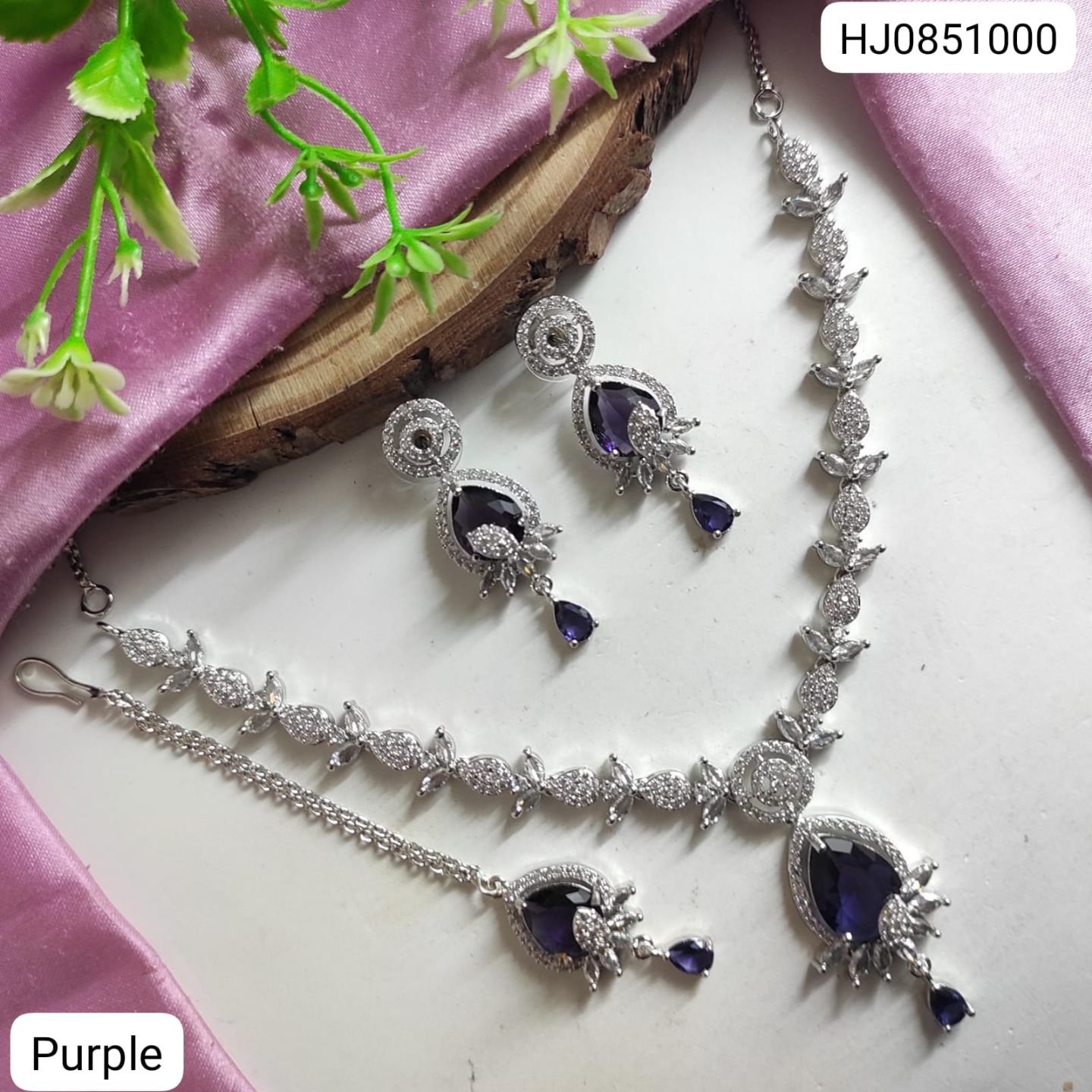 CZ Necklace Set