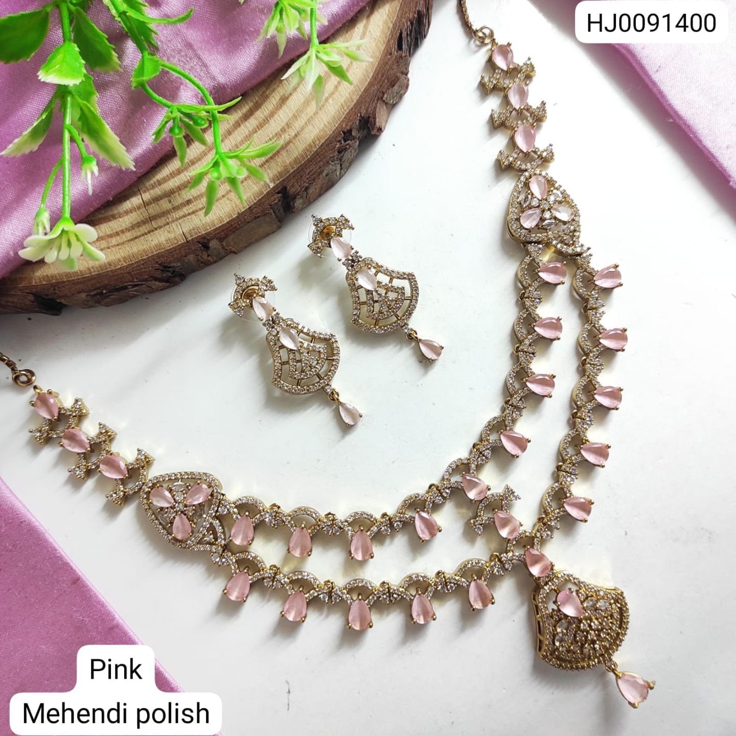 CZ Necklace Set