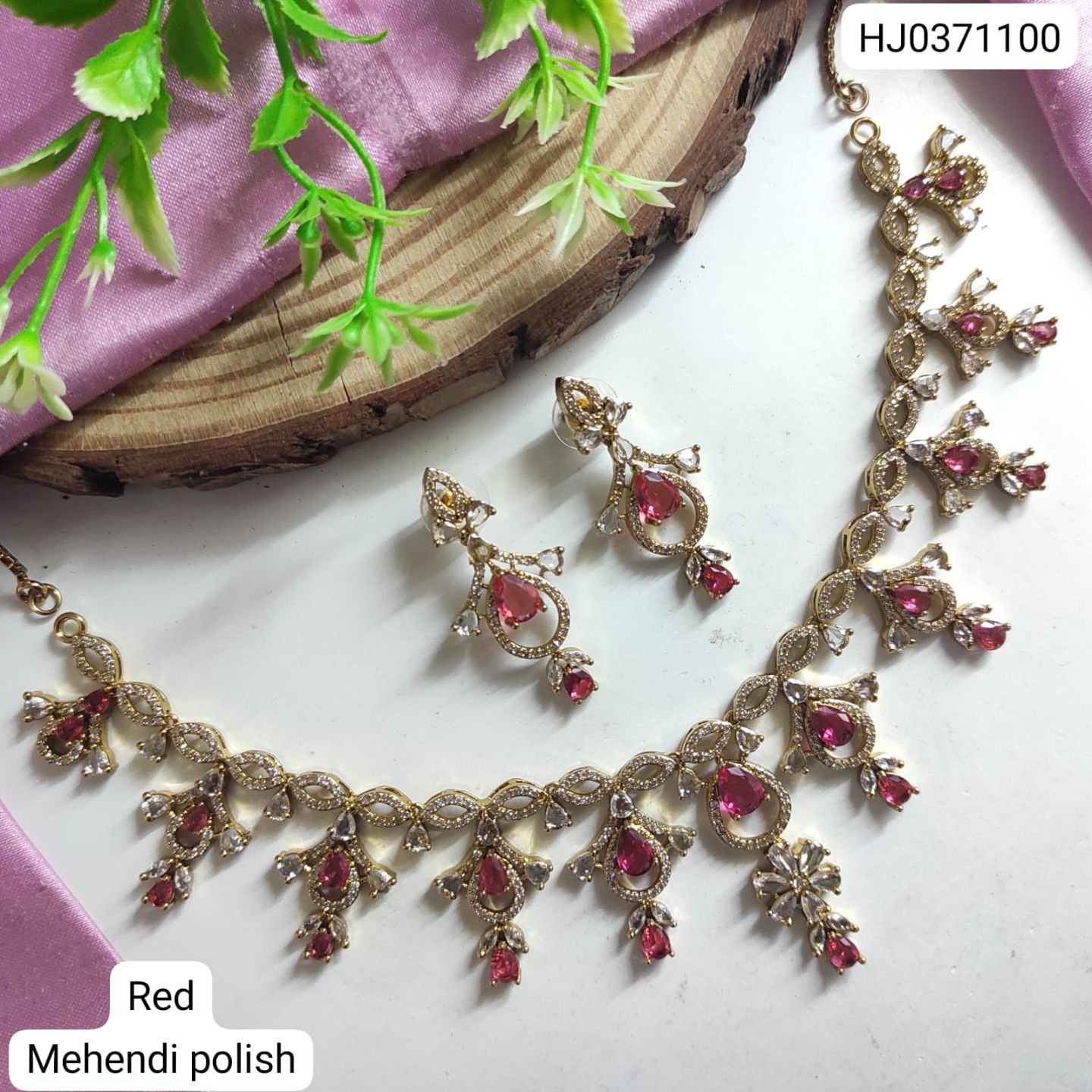 CZ Necklace Set
