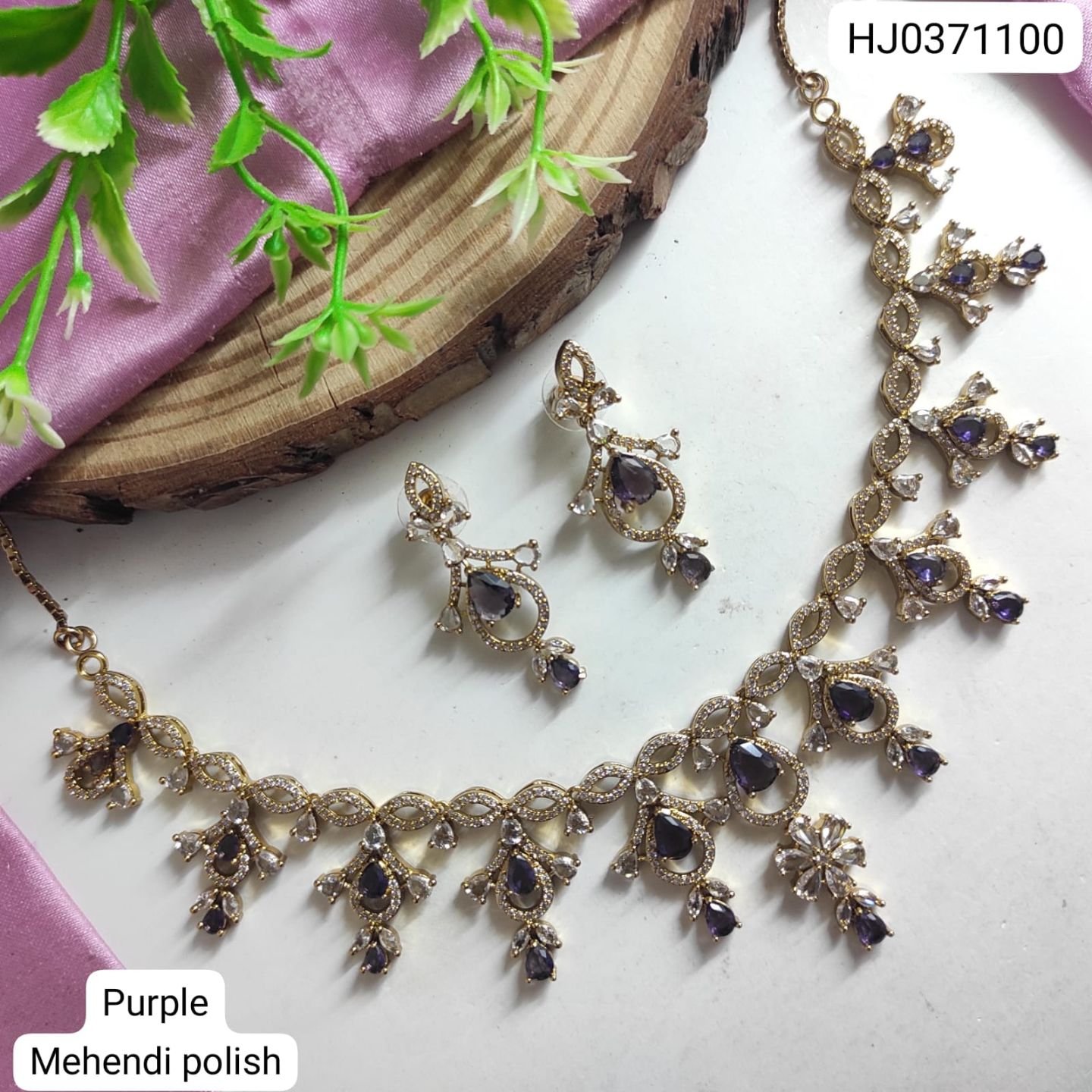 CZ Necklace Set