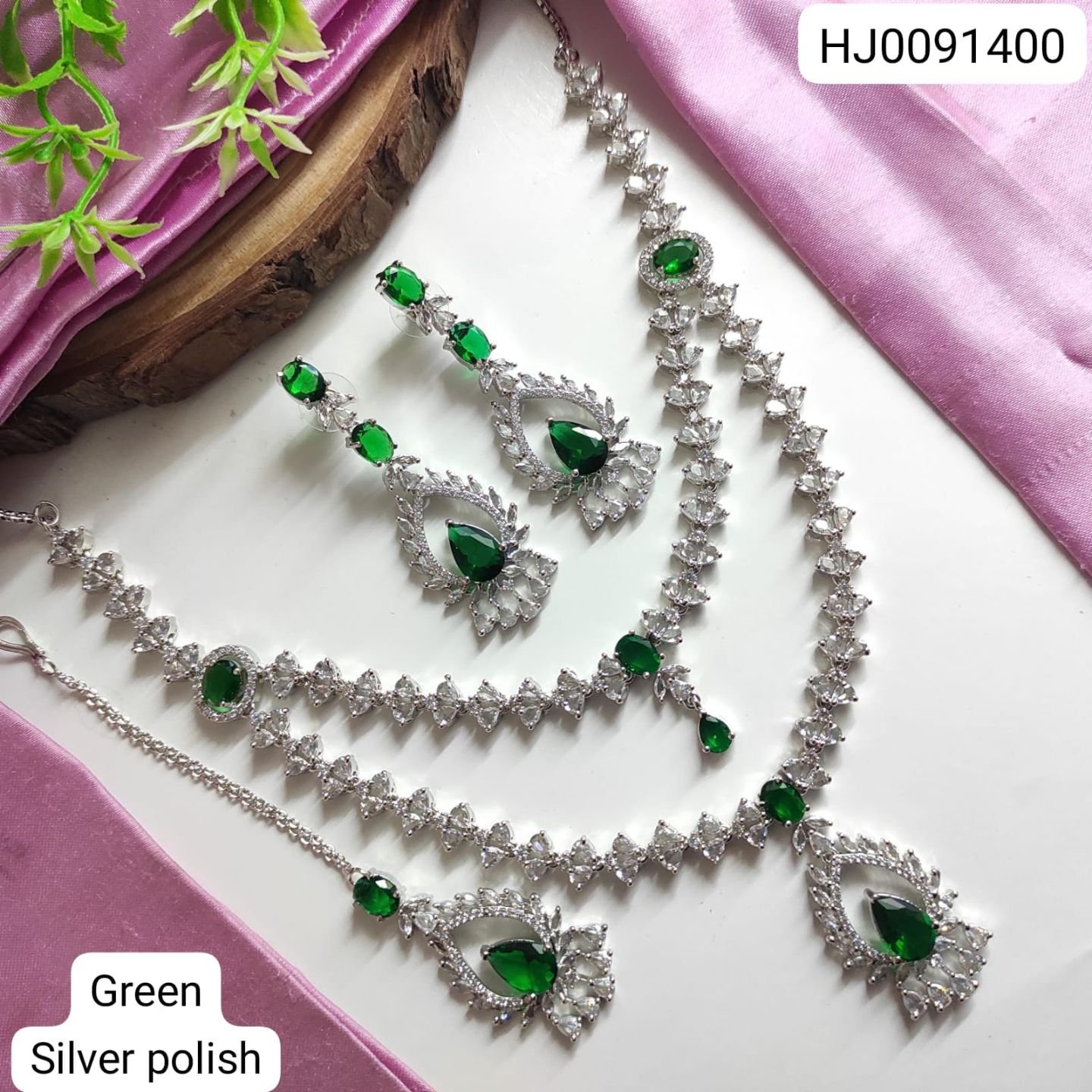 CZ Necklace Set
