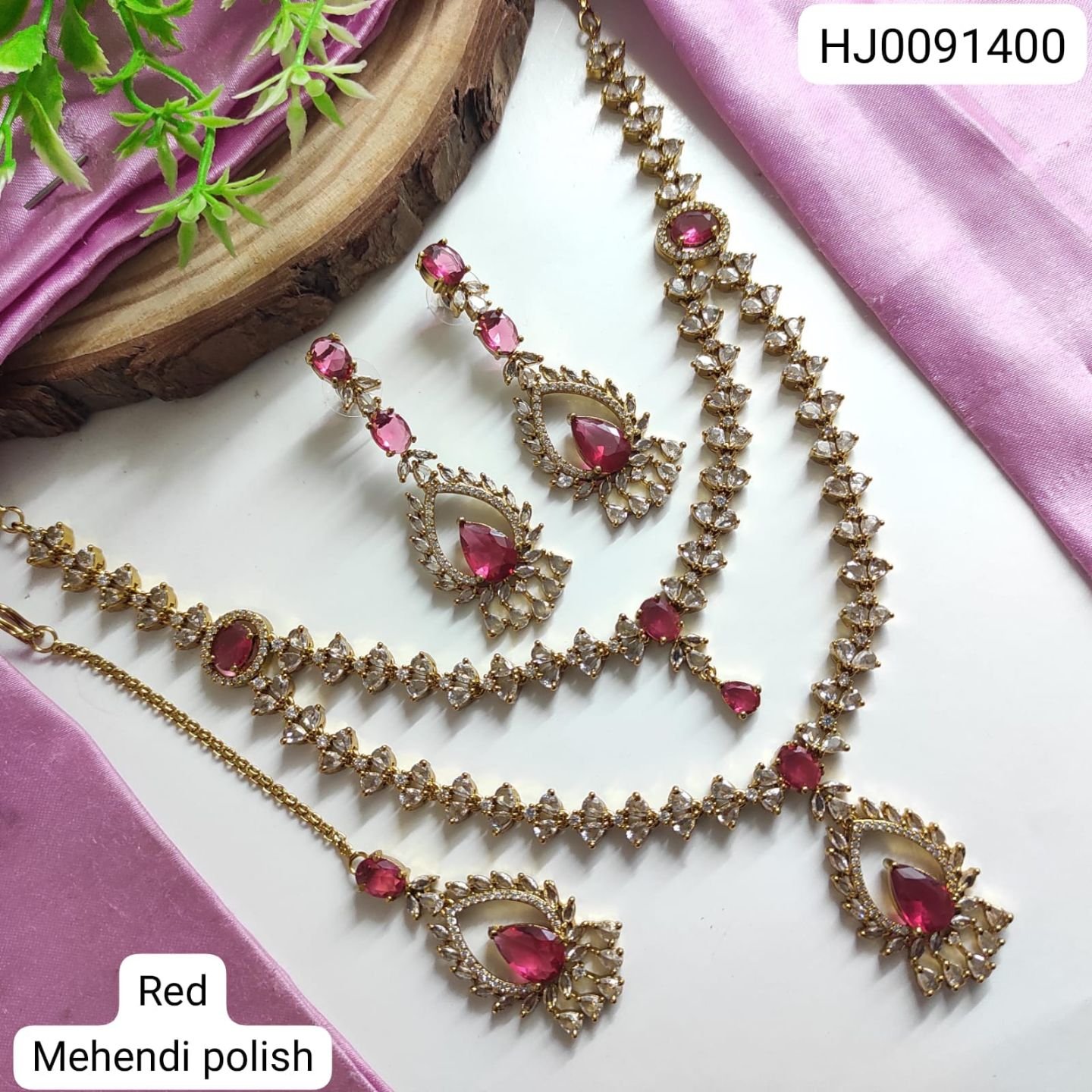 CZ Necklace Set