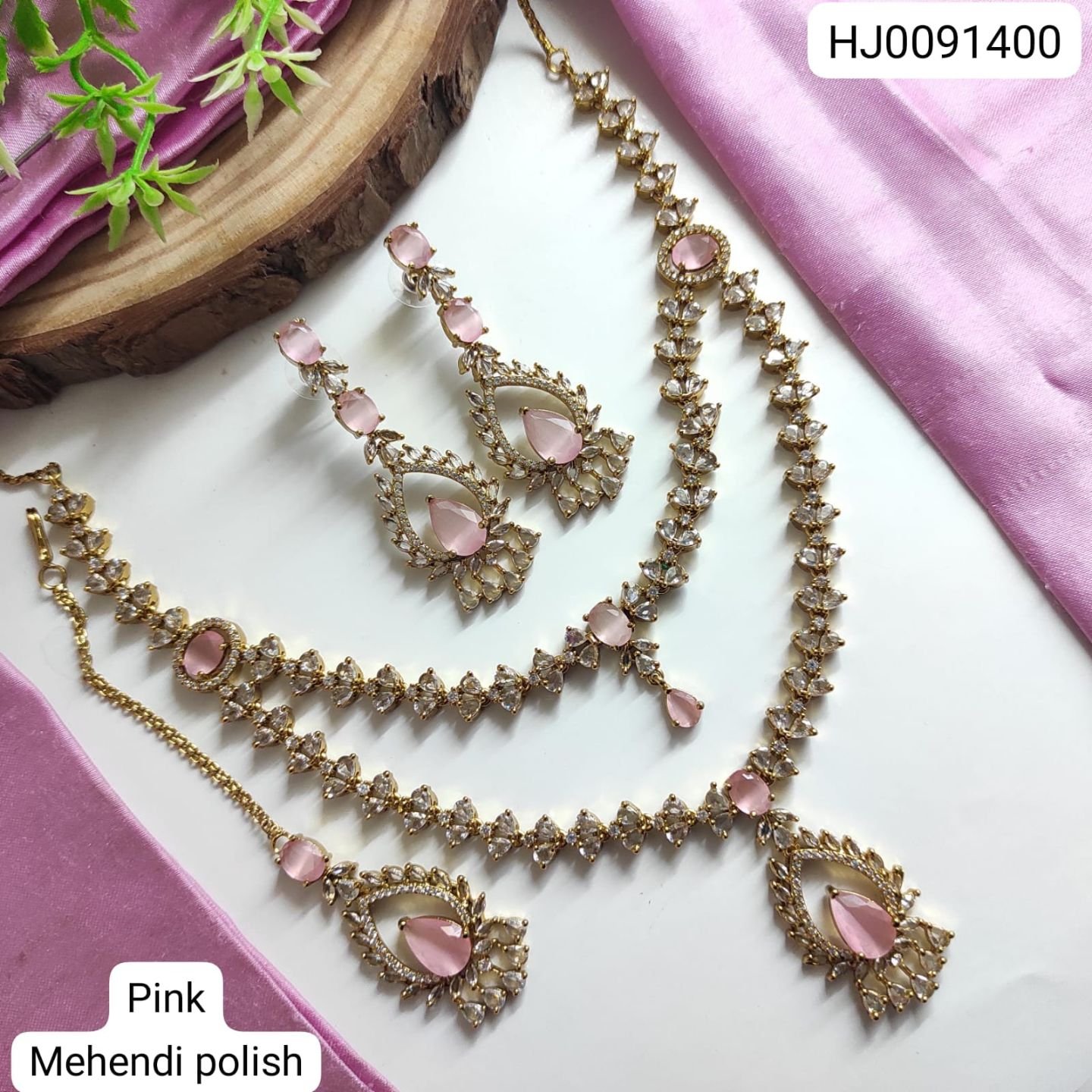 CZ Necklace Set