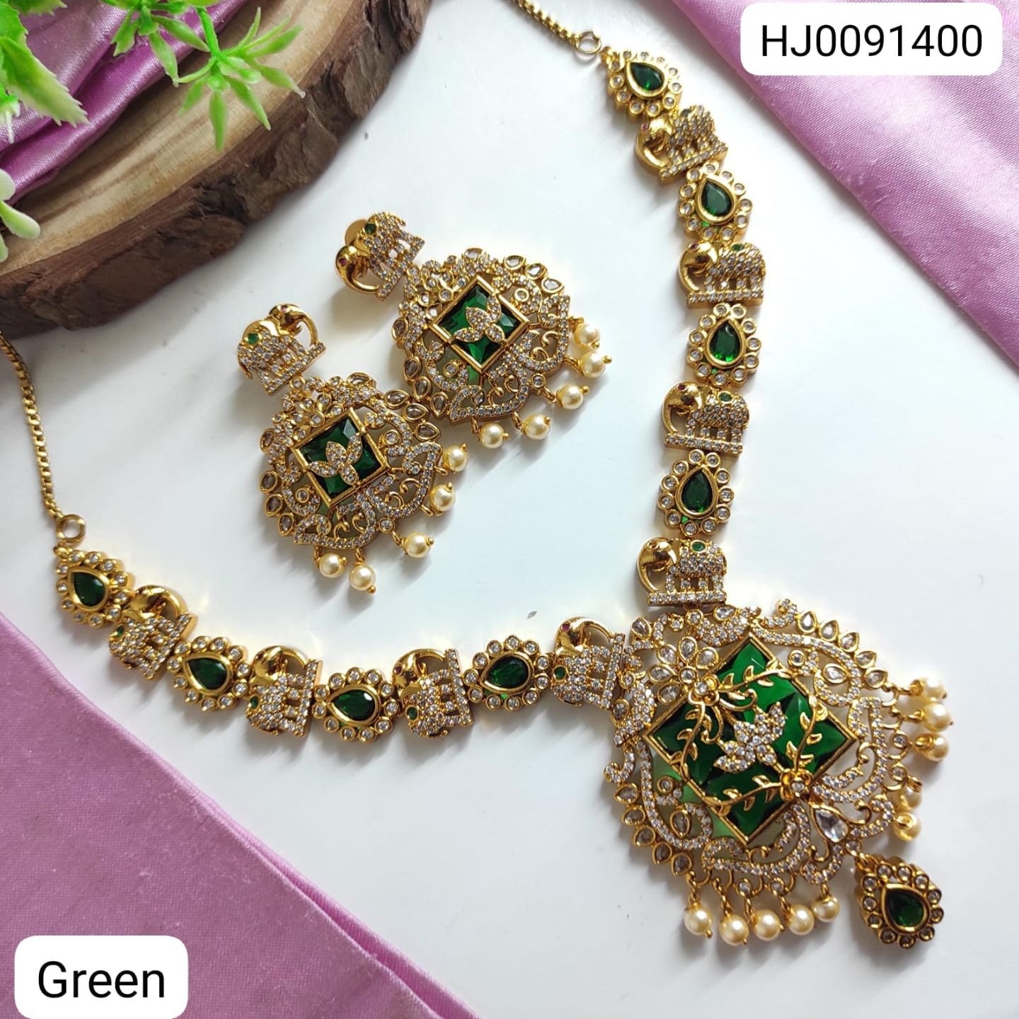 CZ Necklace Set