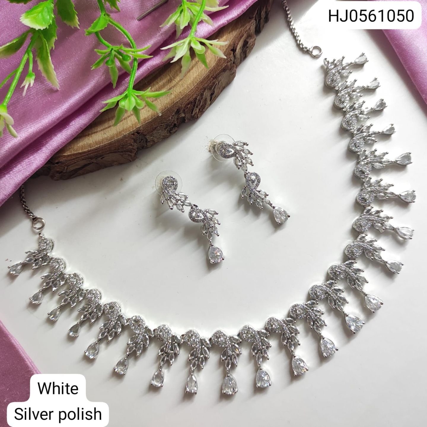 CZ Necklace Set