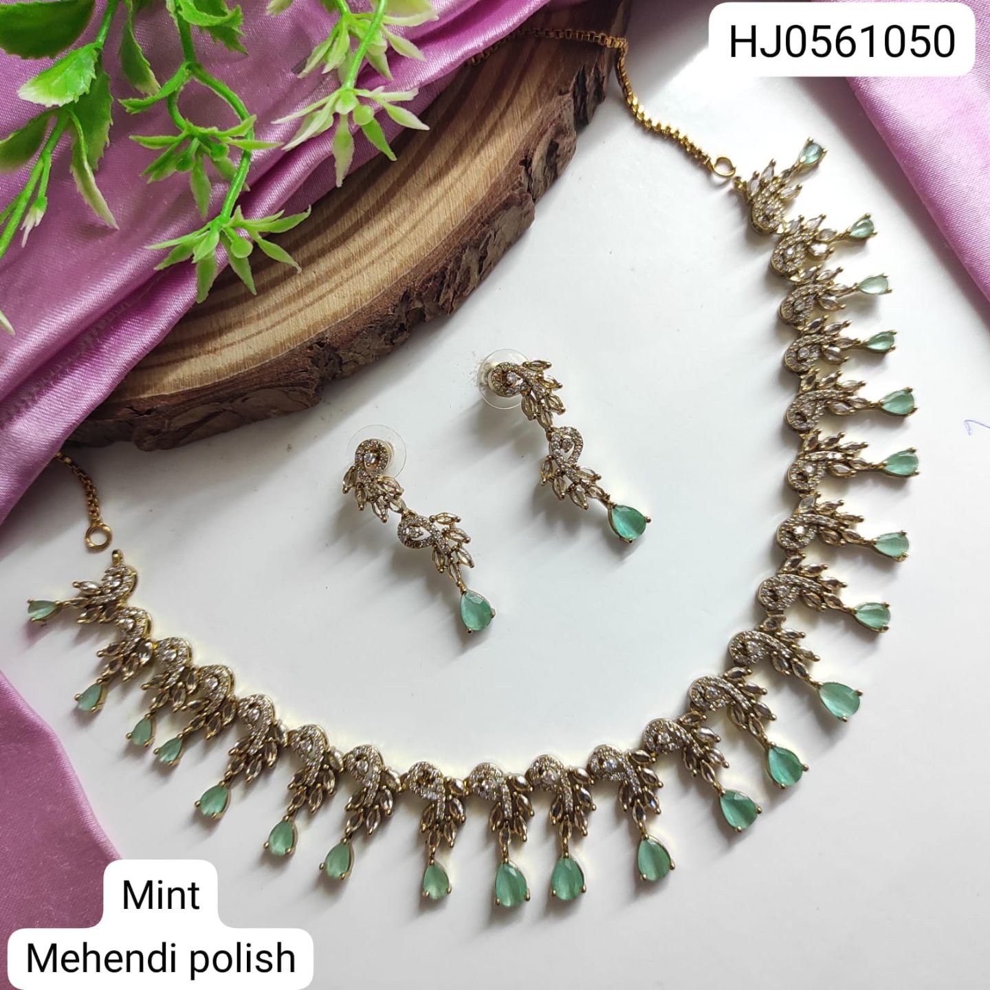 CZ Necklace Set