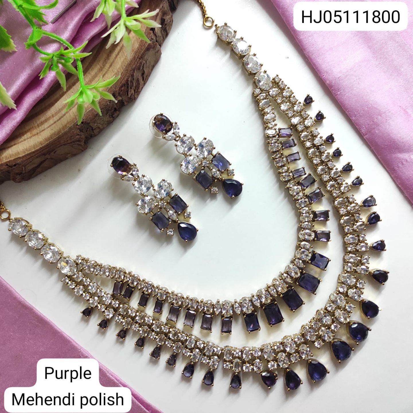 CZ Necklace Set