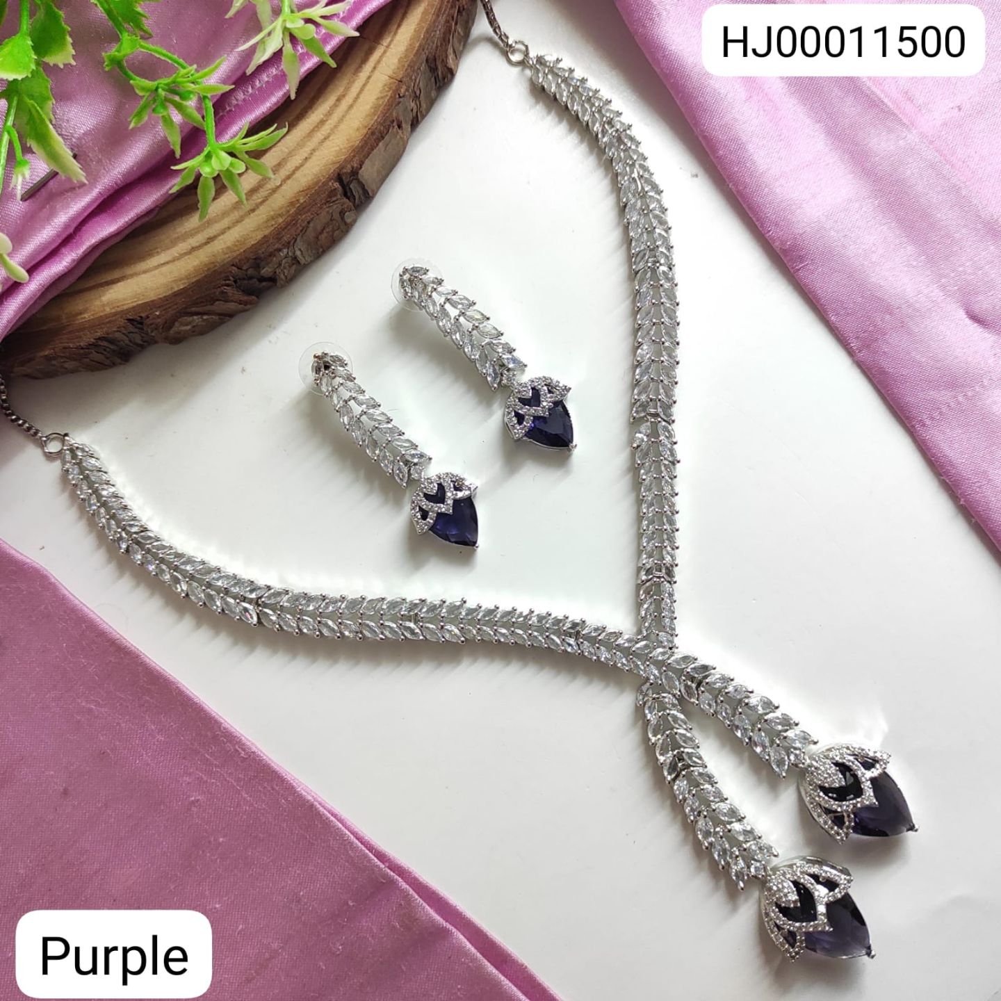 CZ Necklace Set