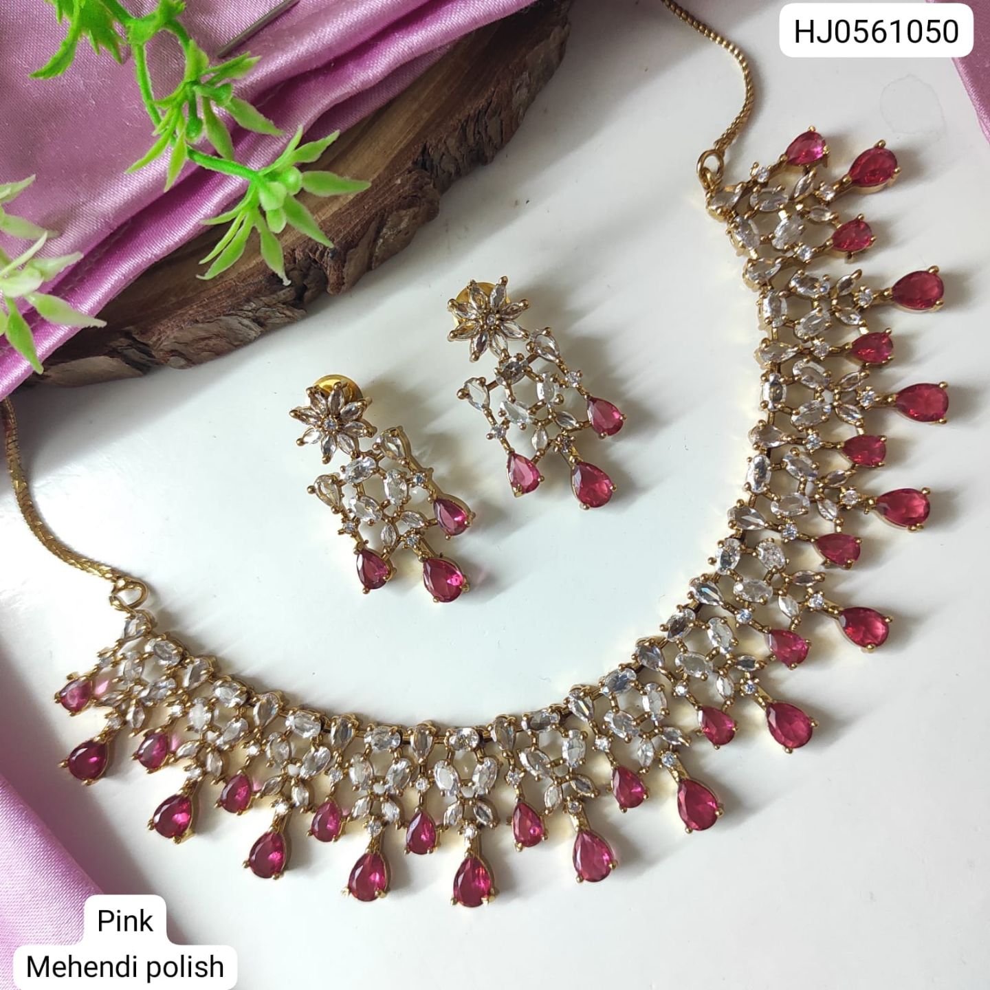 CZ Necklace Set