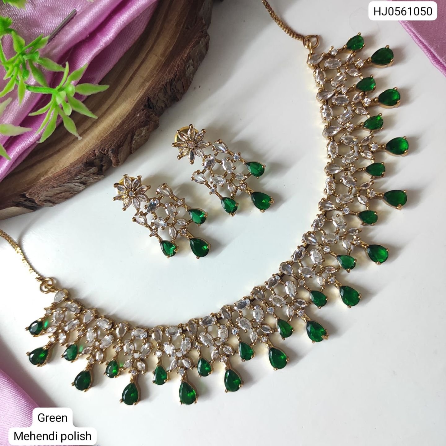 CZ Necklace Set