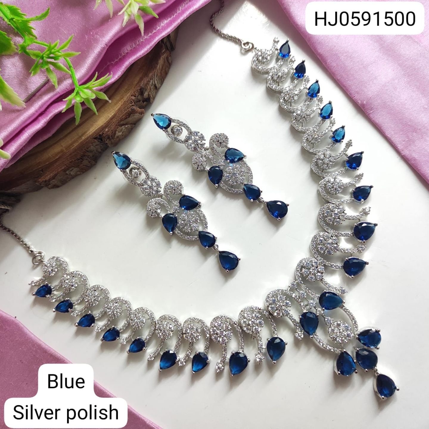 CZ Necklace Set