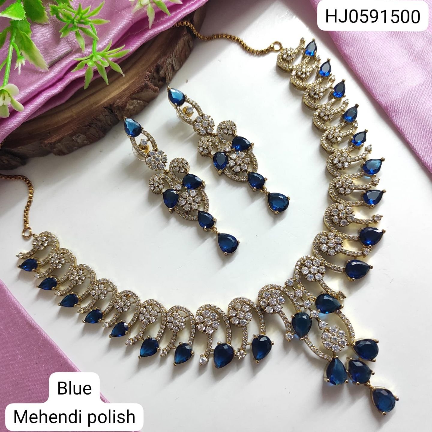 CZ Necklace Set