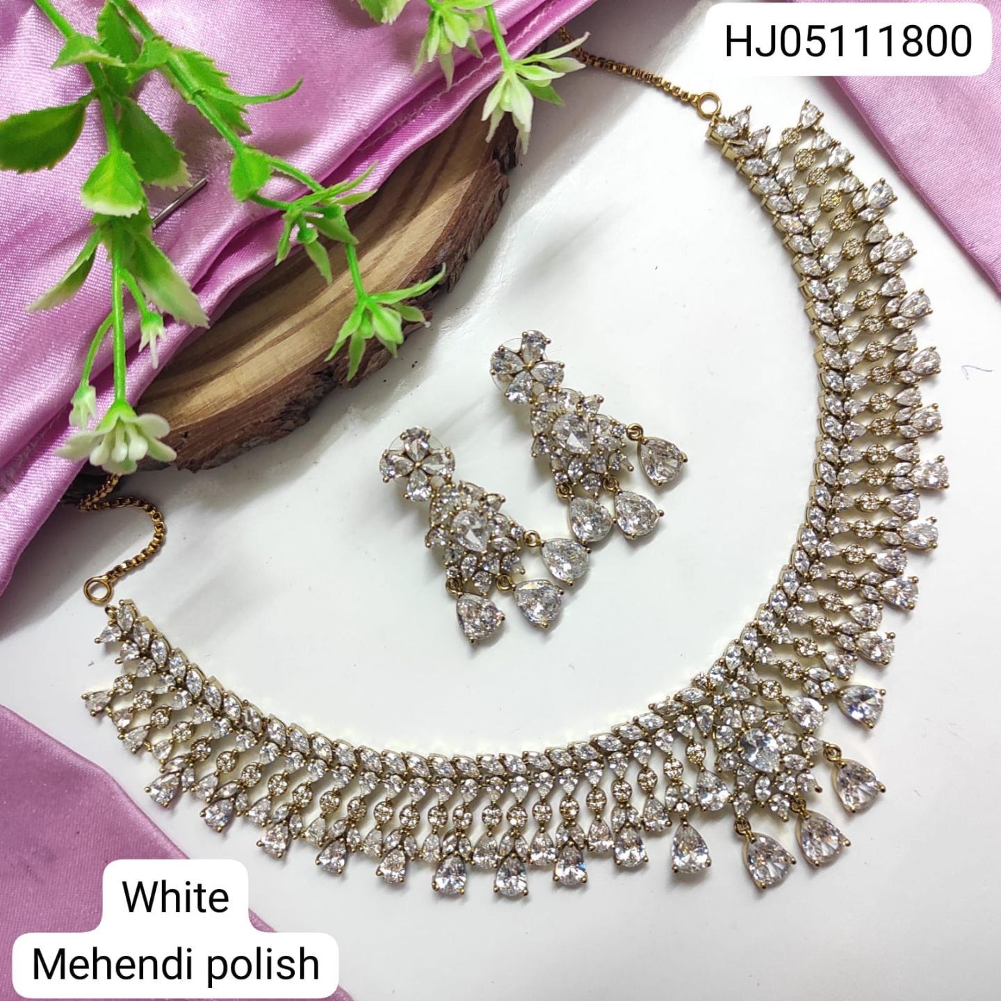 CZ Necklace Set