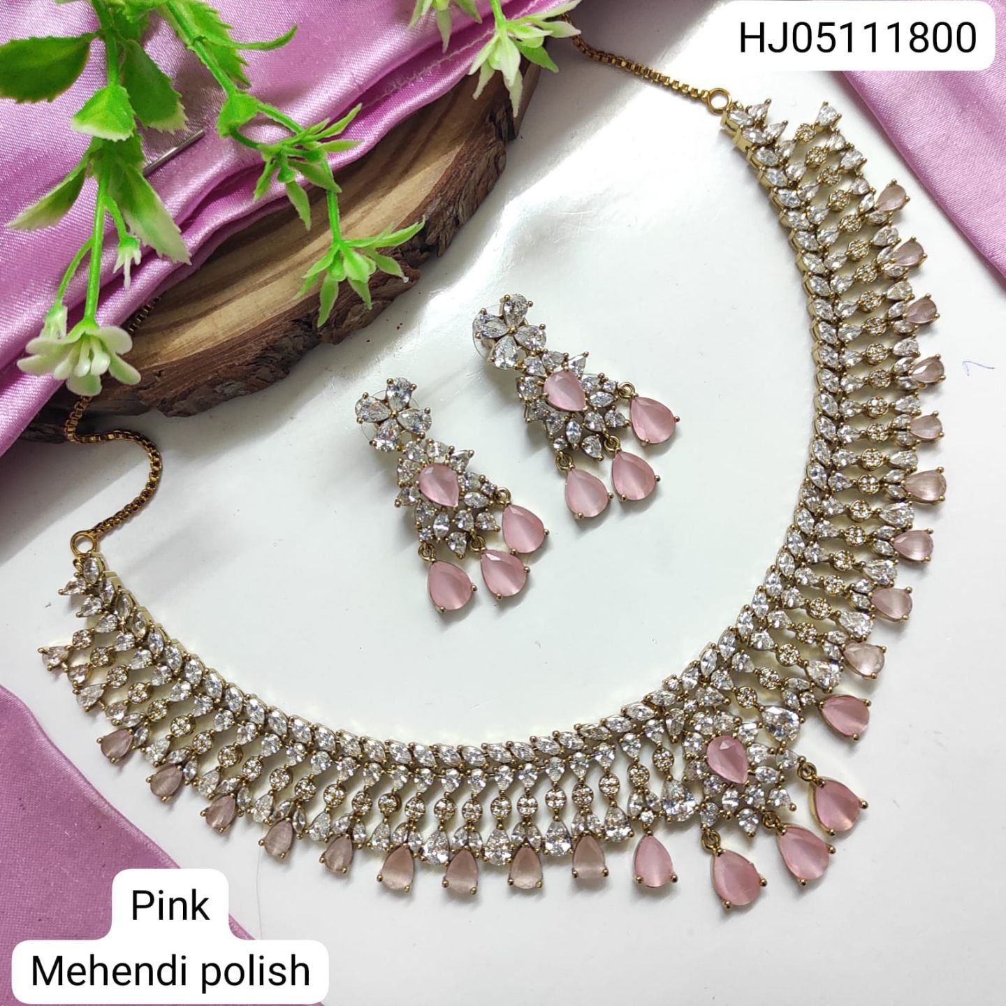 CZ Necklace Set