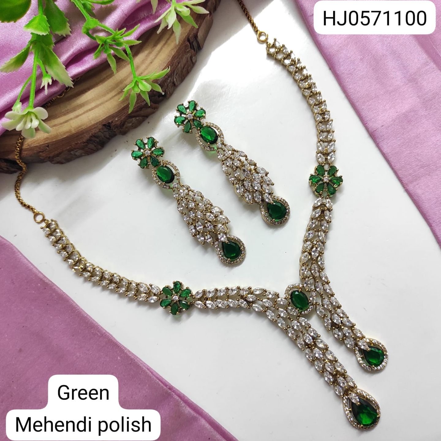 CZ Necklace Set