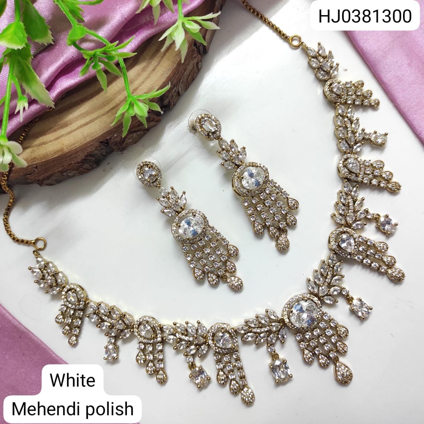 CZ Necklace Set