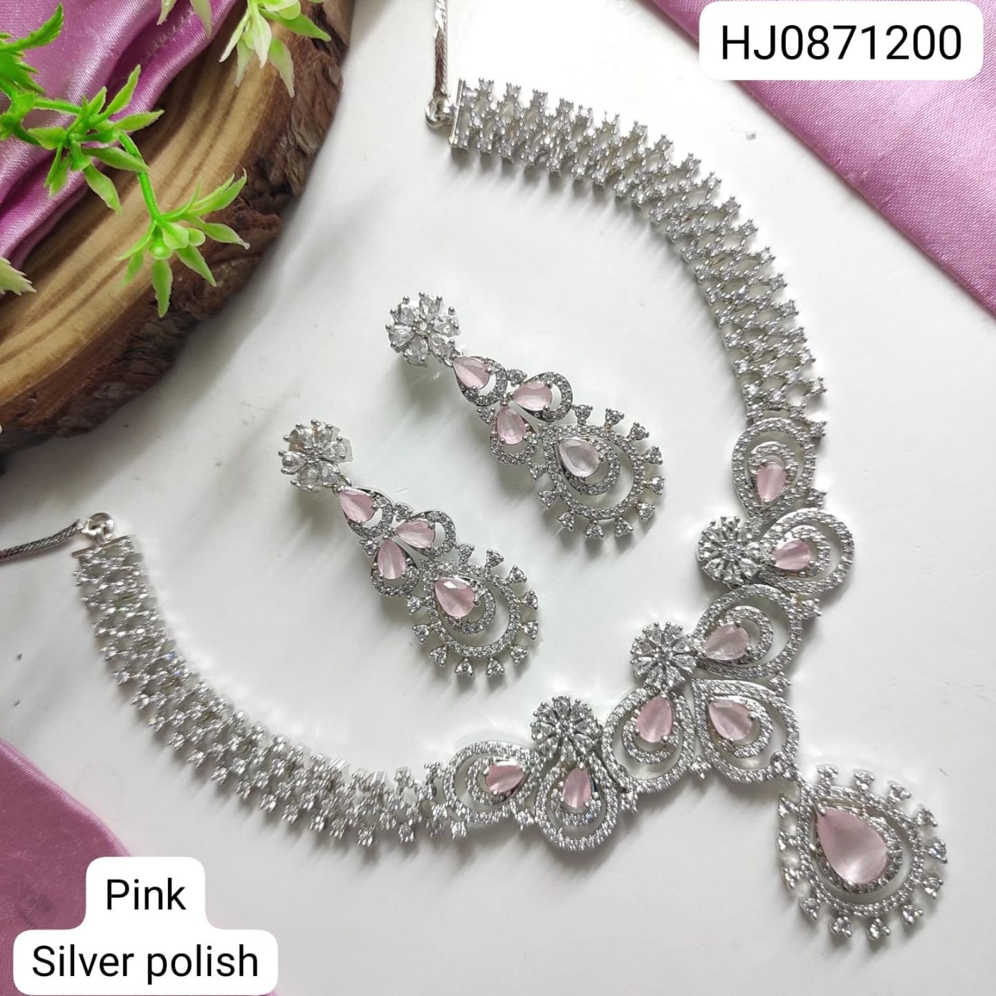 CZ Necklace Set