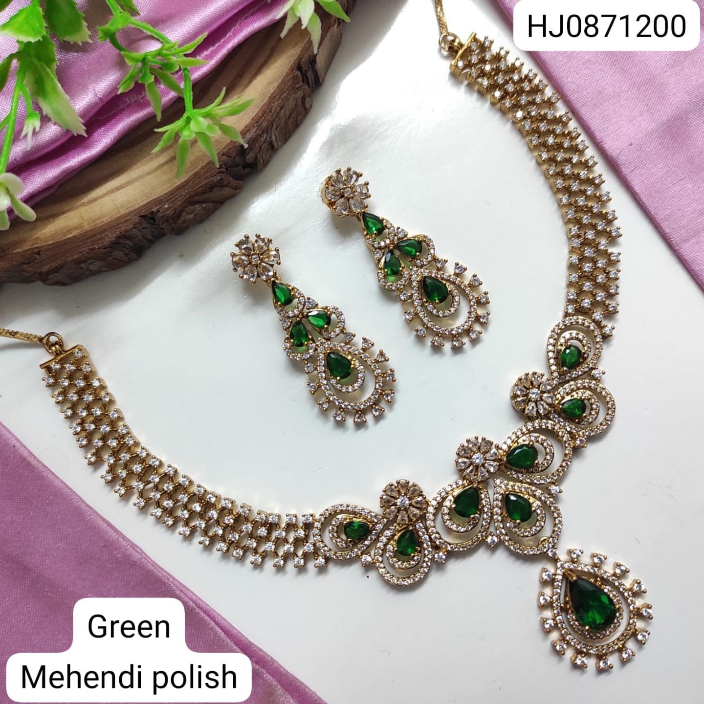 CZ Necklace Set