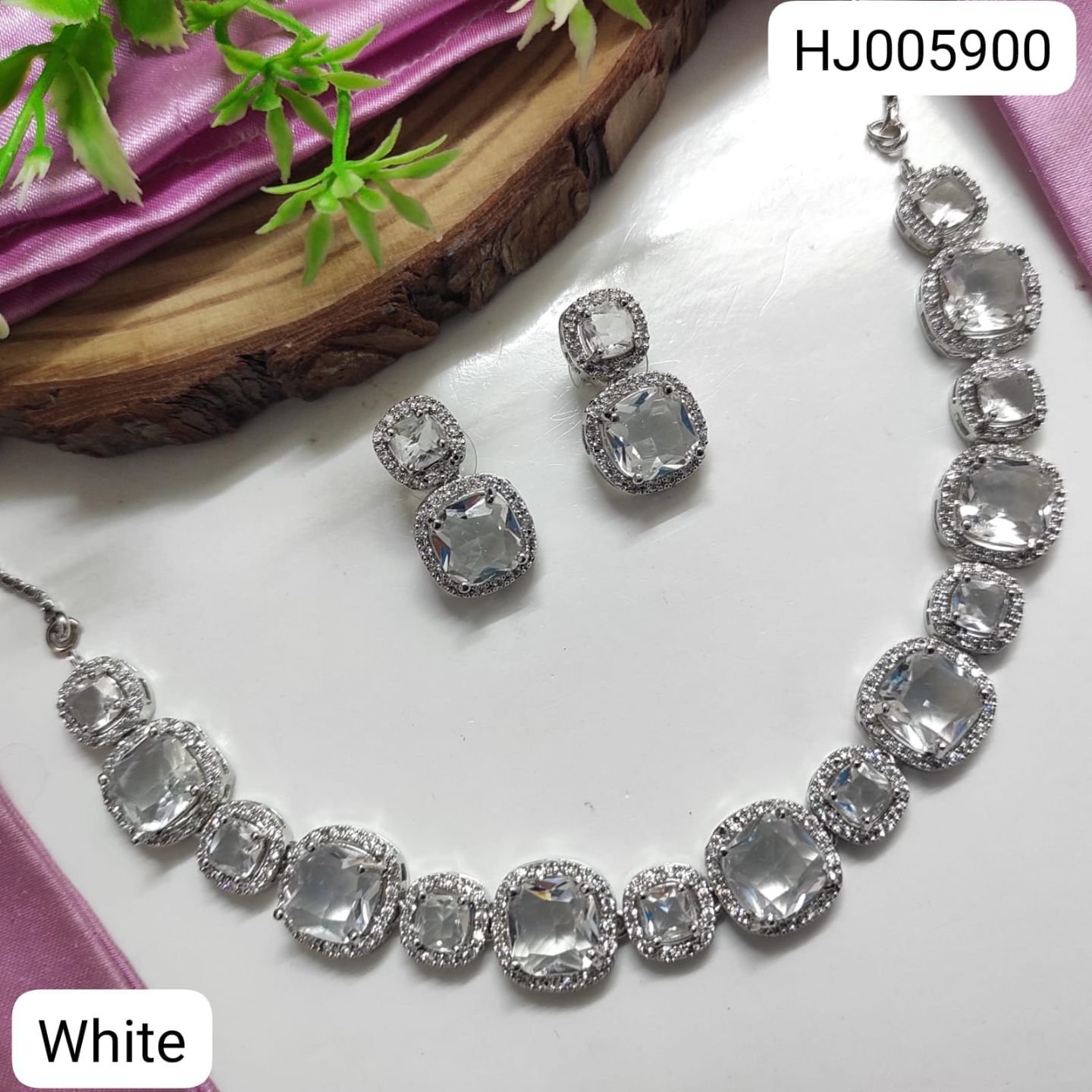 CZ Necklace Set