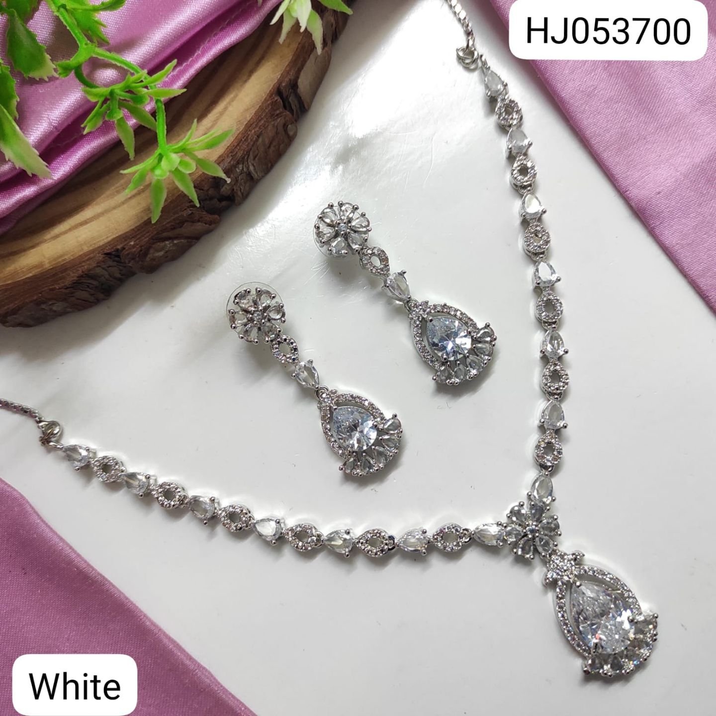 CZ Necklace Set