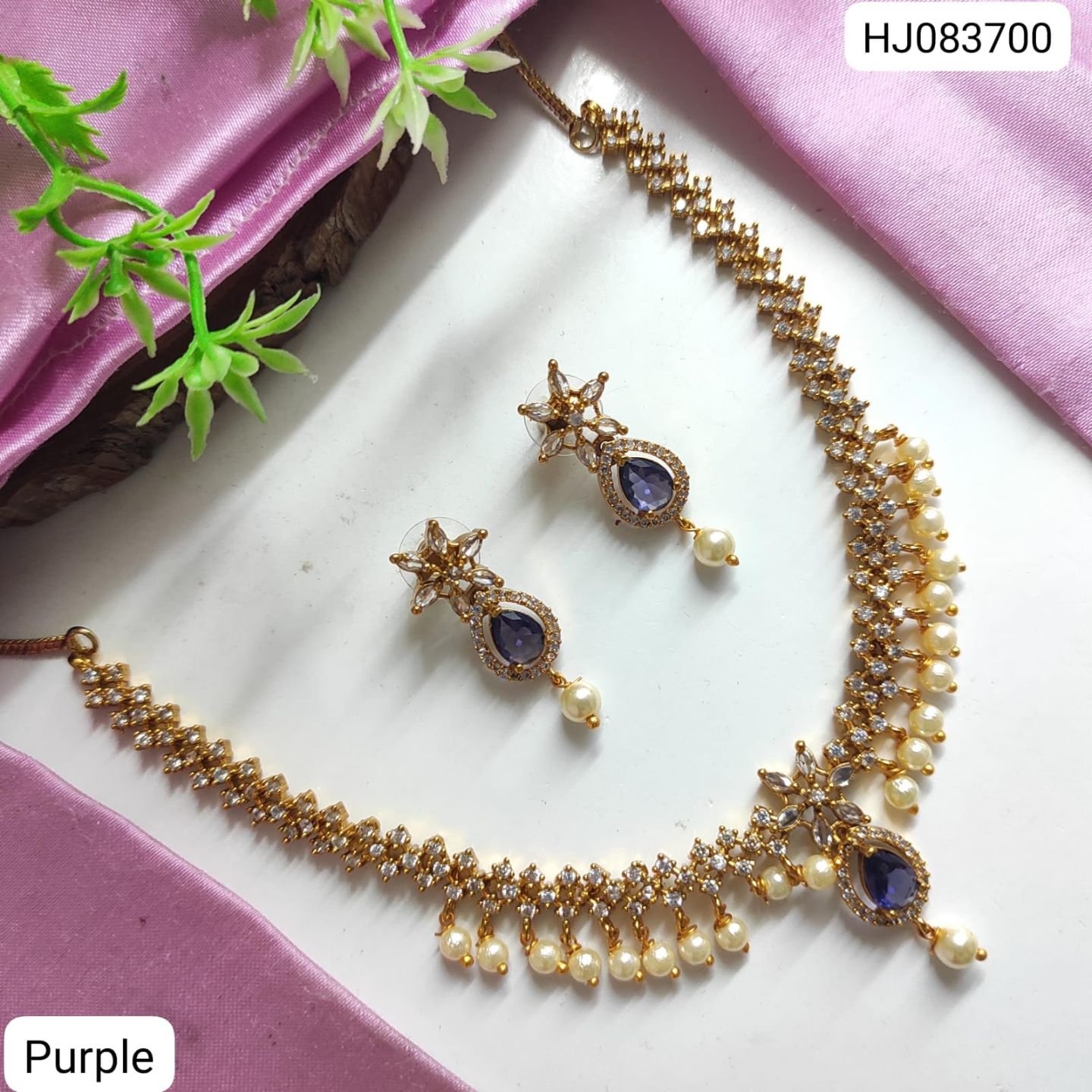 CZ Necklace Set