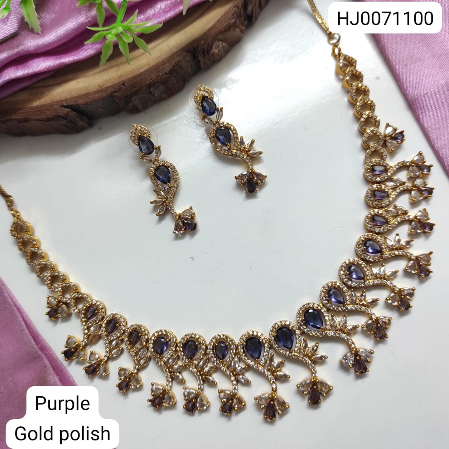 CZ Necklace Set