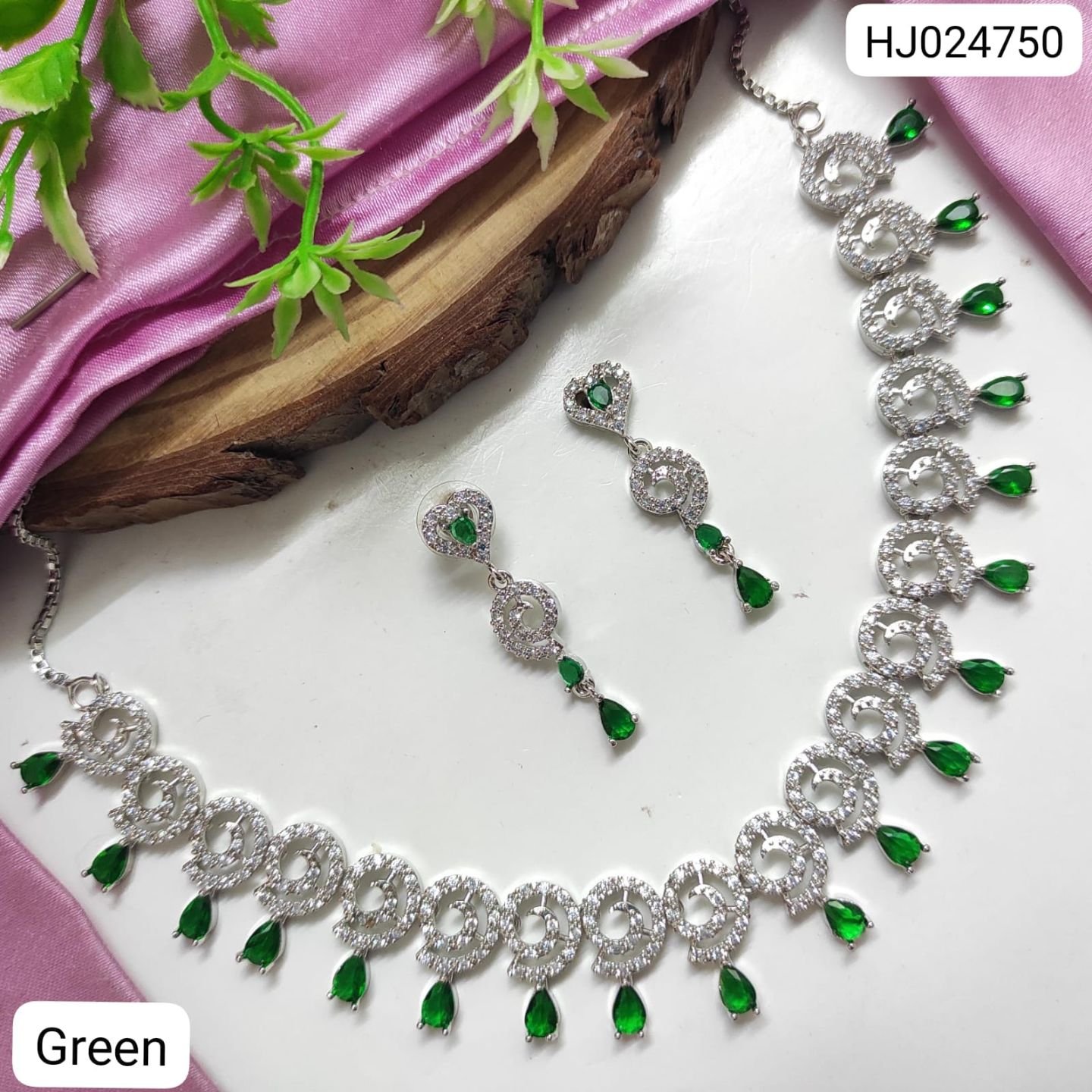 CZ Necklace Set