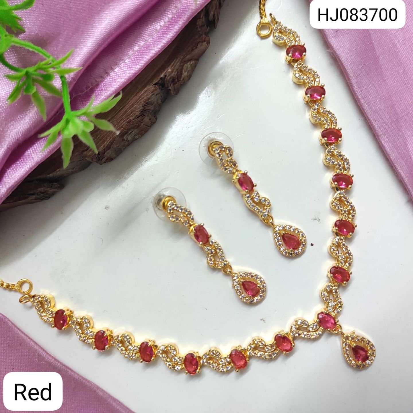 CZ Necklace Set