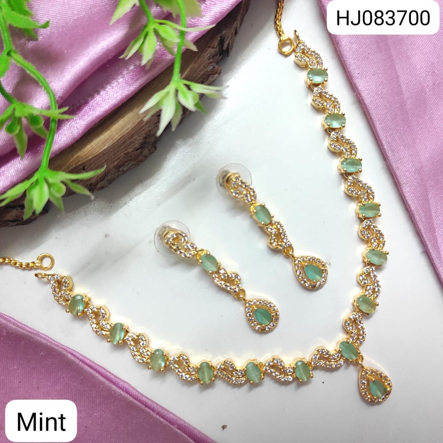 CZ Necklace Set