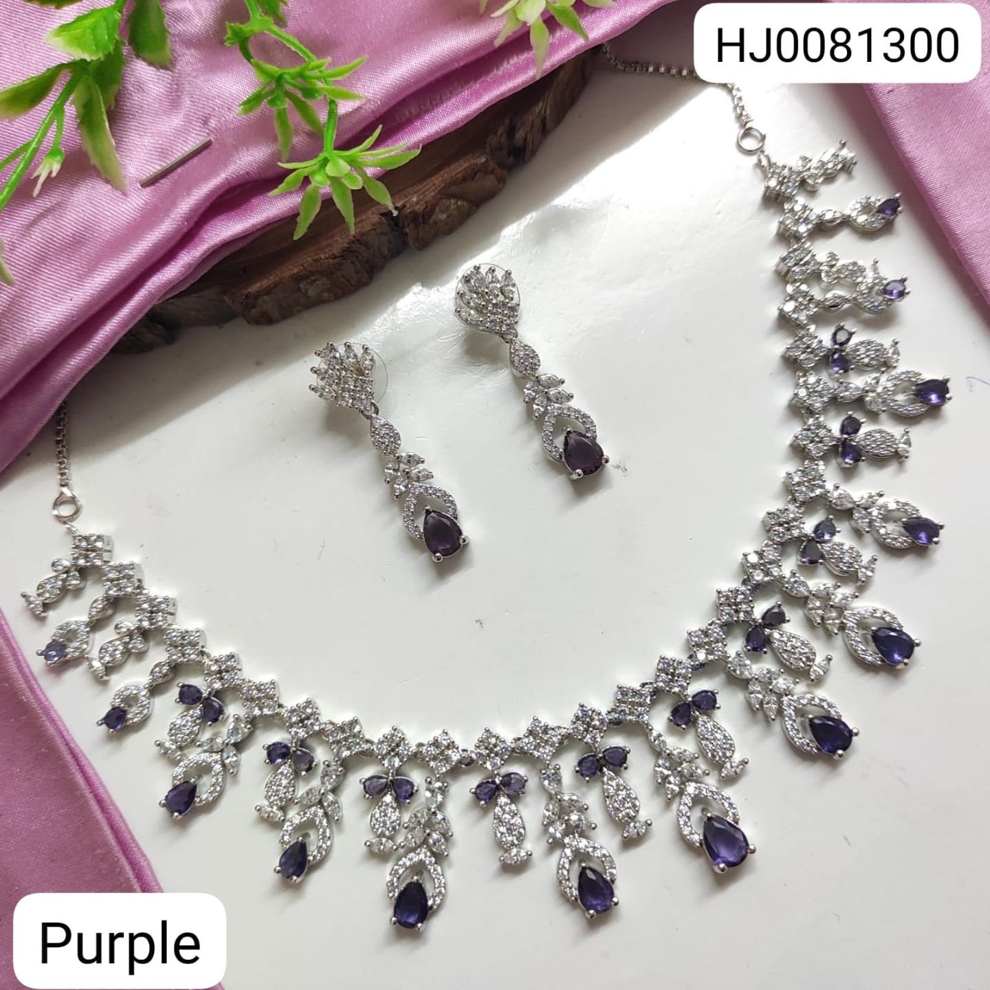 CZ Necklace Set