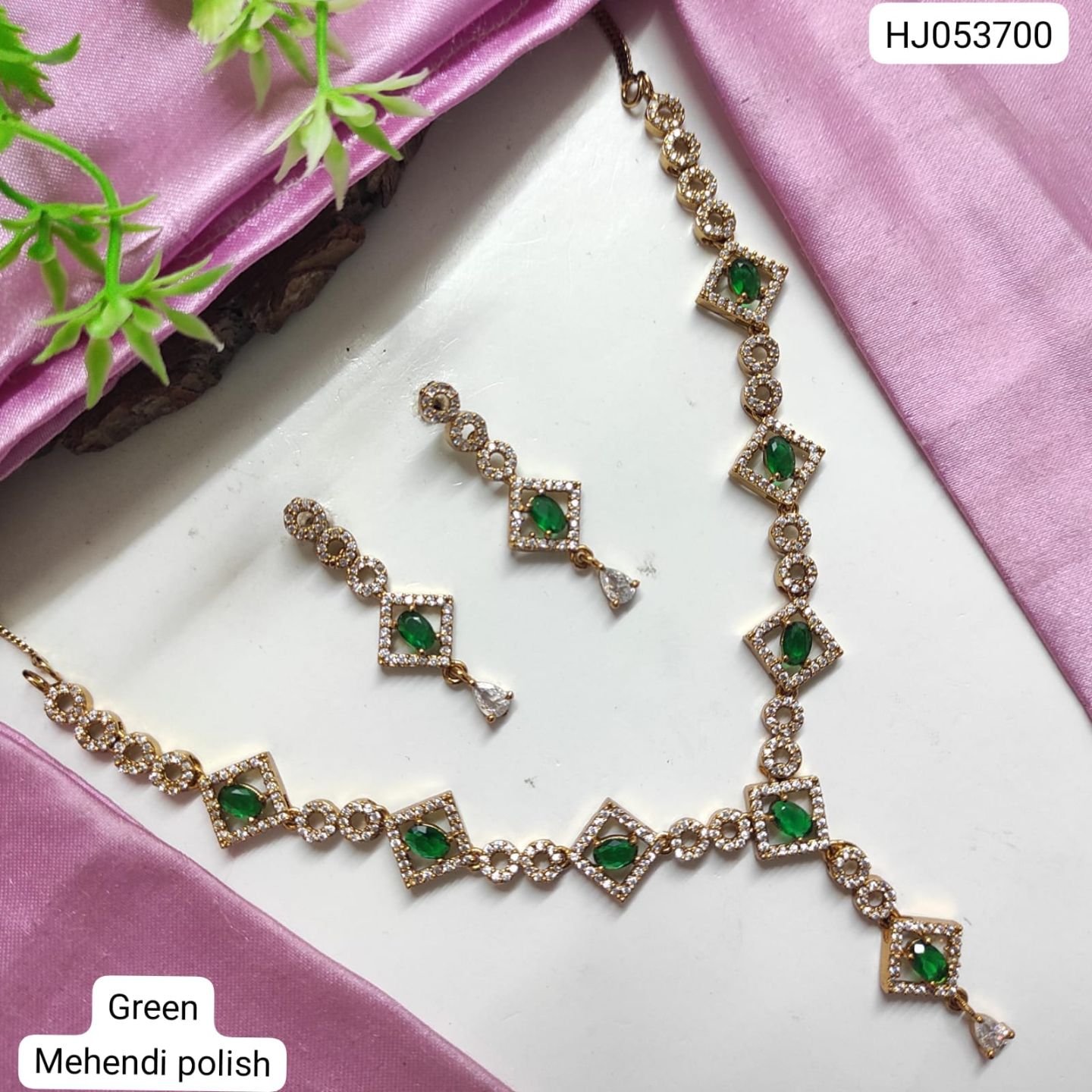 CZ Necklace Set