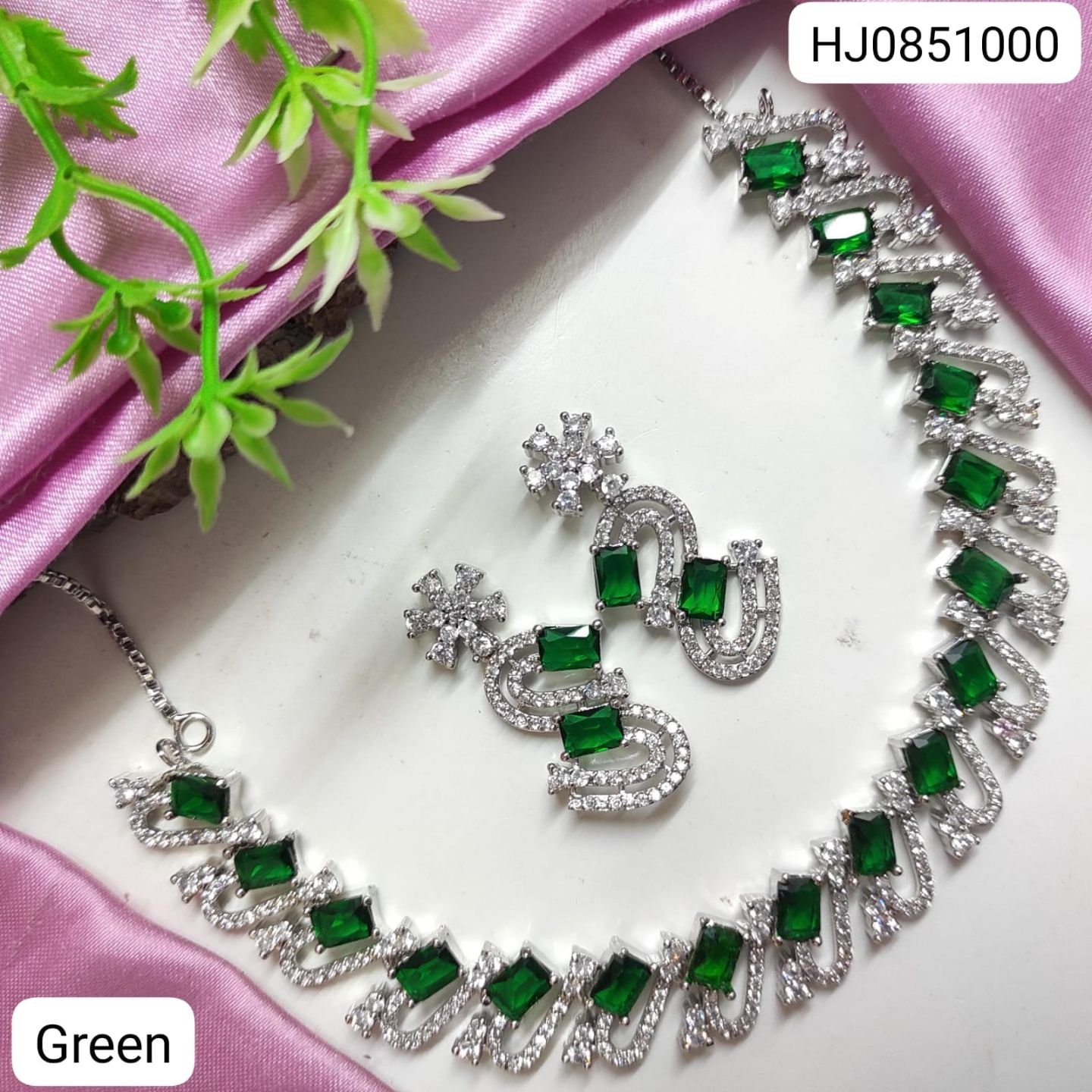 CZ Necklace Set