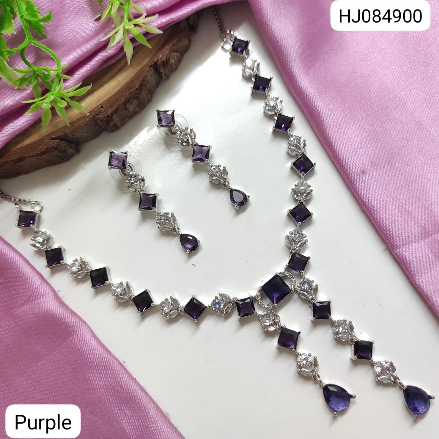 CZ Necklace Set