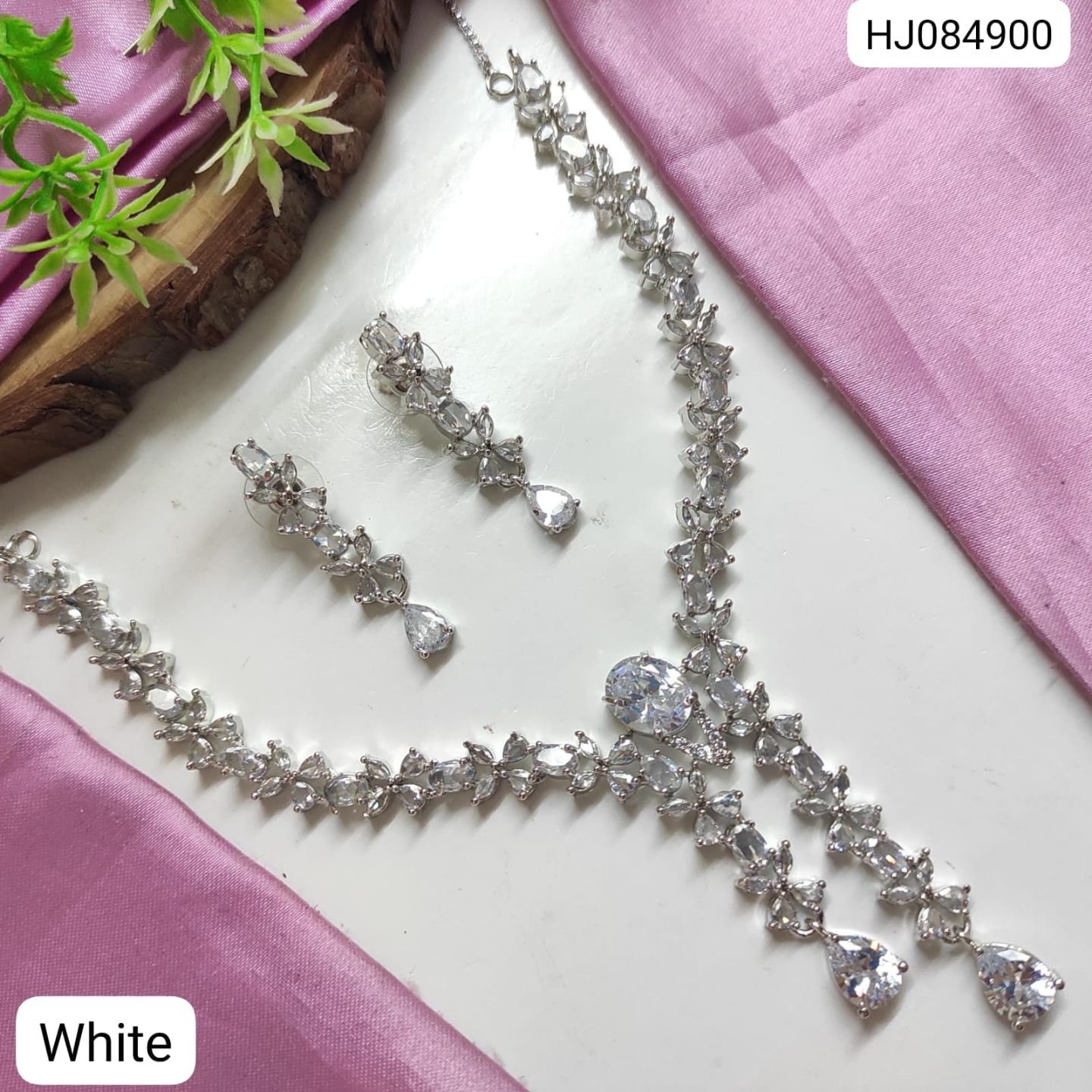 CZ Necklace Set