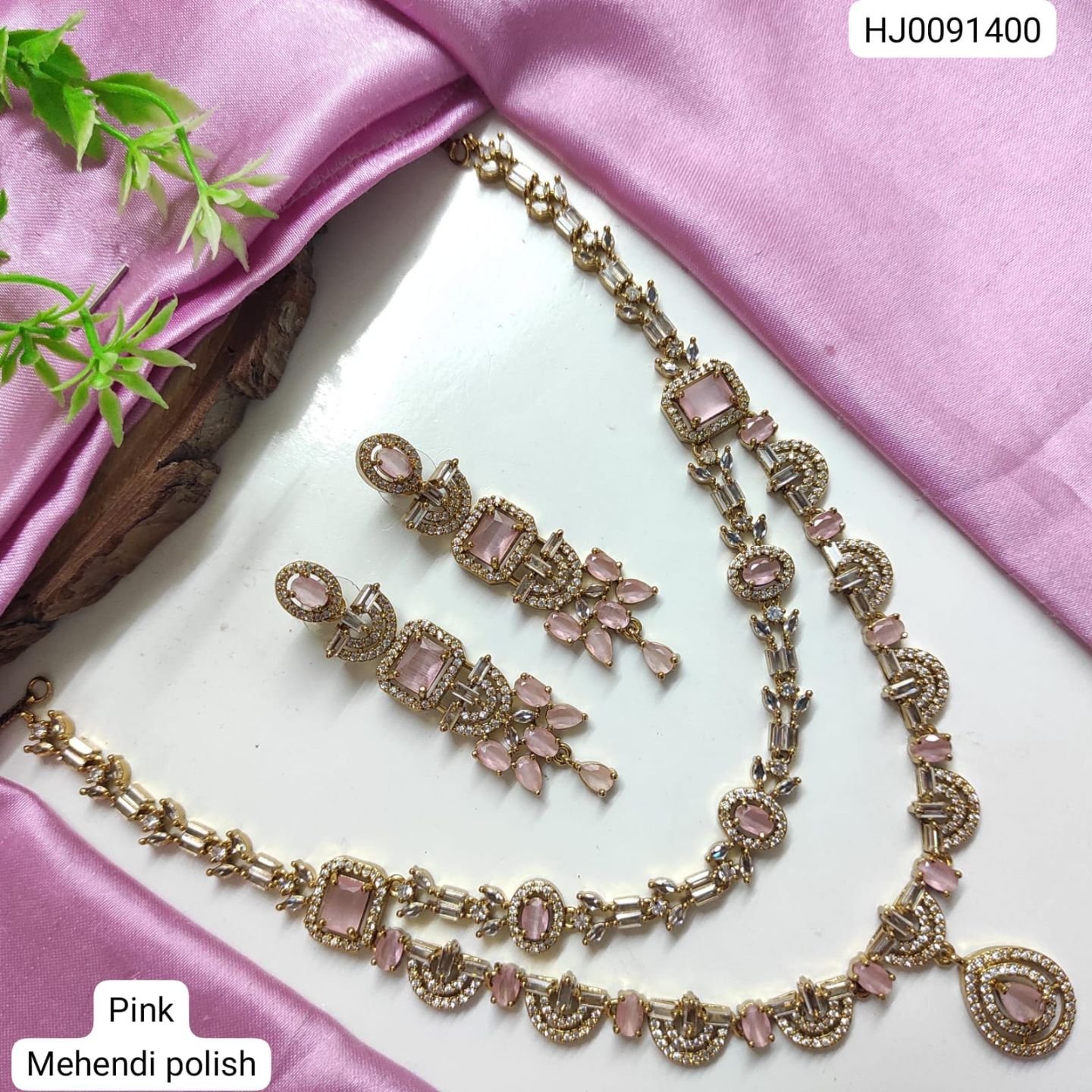CZ Necklace Set