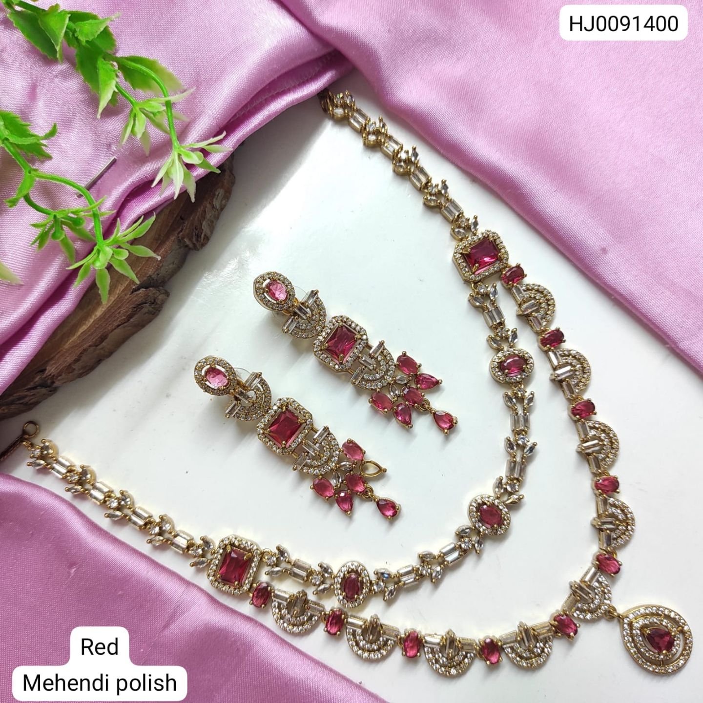 CZ Necklace Set