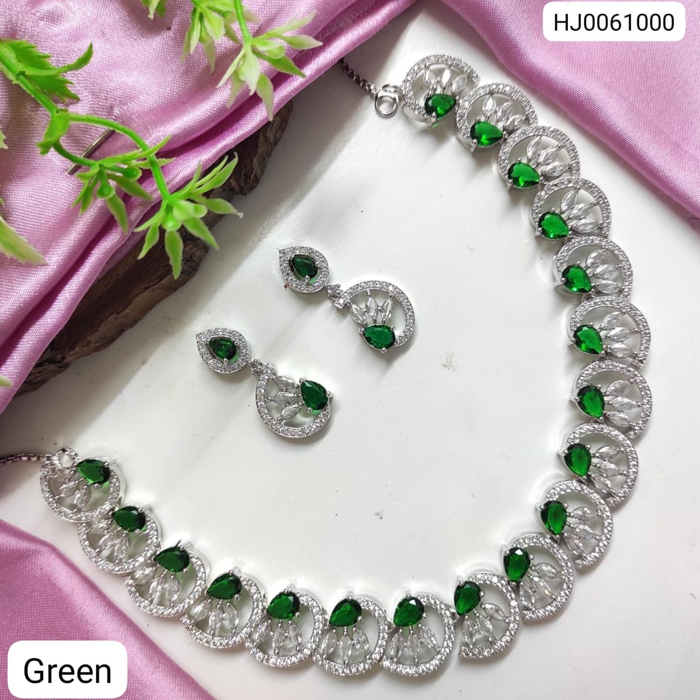 CZ Necklace Set
